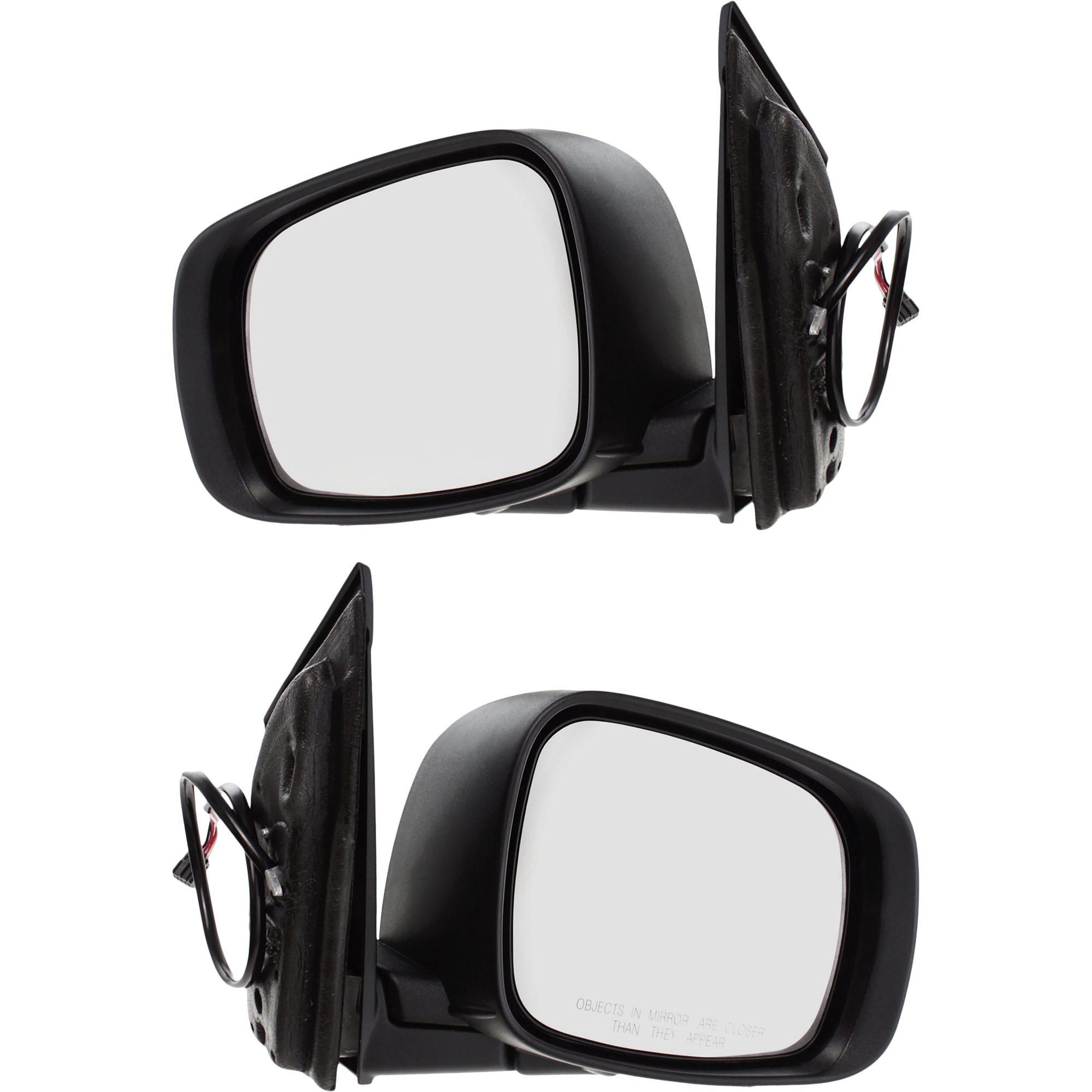 AM GRAND CARAVAN 08-20 TOWN COUNTRY 08-16 MIRROR RH AND LH Power Manual Folding Heated Textured w o One Touch Feature SKU SET DG67ER Partslink CH1320291 CH1321291 OEM 5113331AE 5113261AL 5113366AF