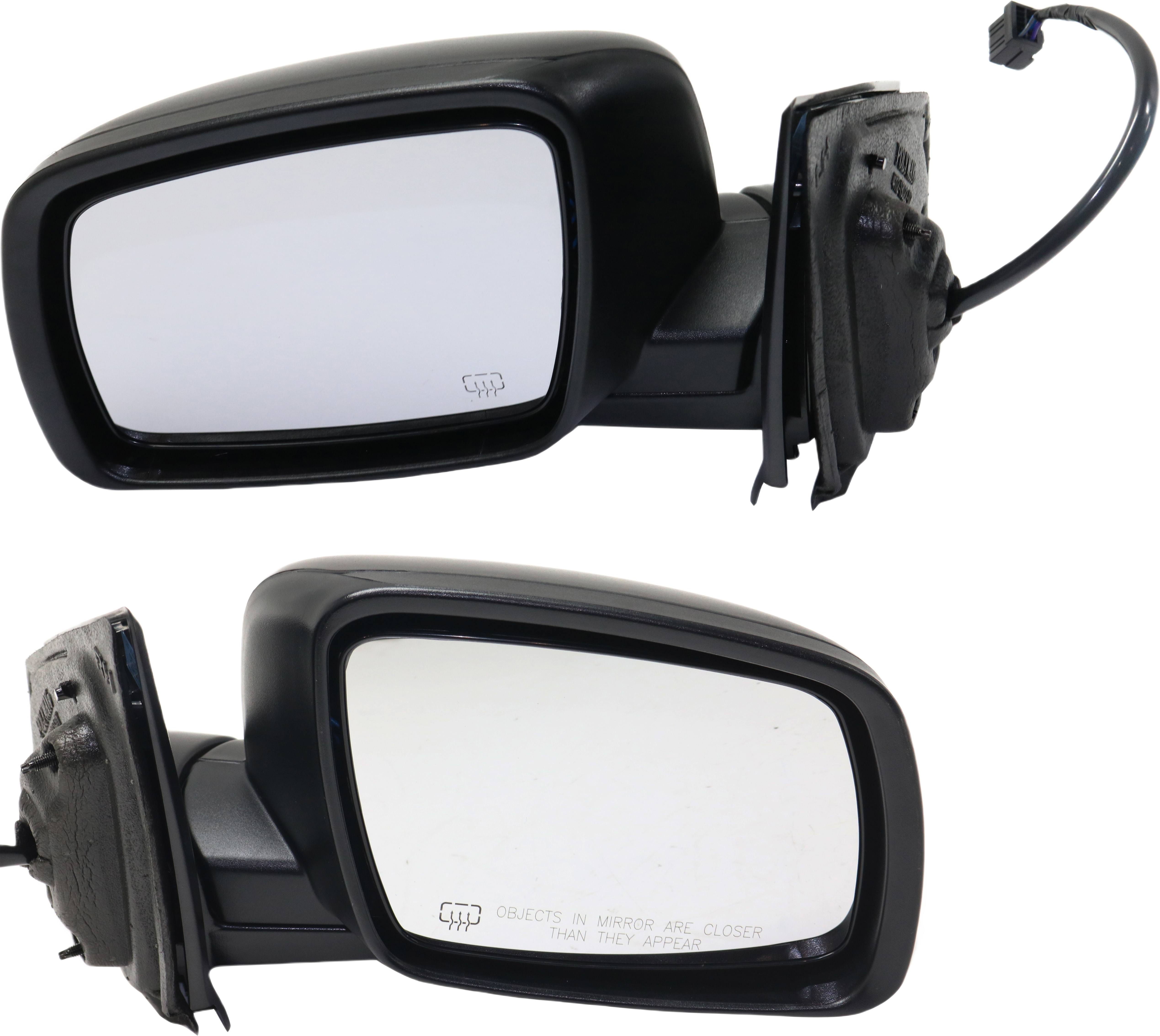 AM JOURNEY 16-20 MIRROR RH AND LH Power Manual Folding Heated Textured SKU SET DG70ER Partslink CH1320425 CH1321425 OEM 68282462AA 68282463AA