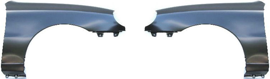 AM LANOS 99-02 FRONT FENDER RH AND LH Primed w o Side Molding SKU SET DW1101 Partslink DA1241104 DA1240104 OEM 9-630-701-296-307-000
