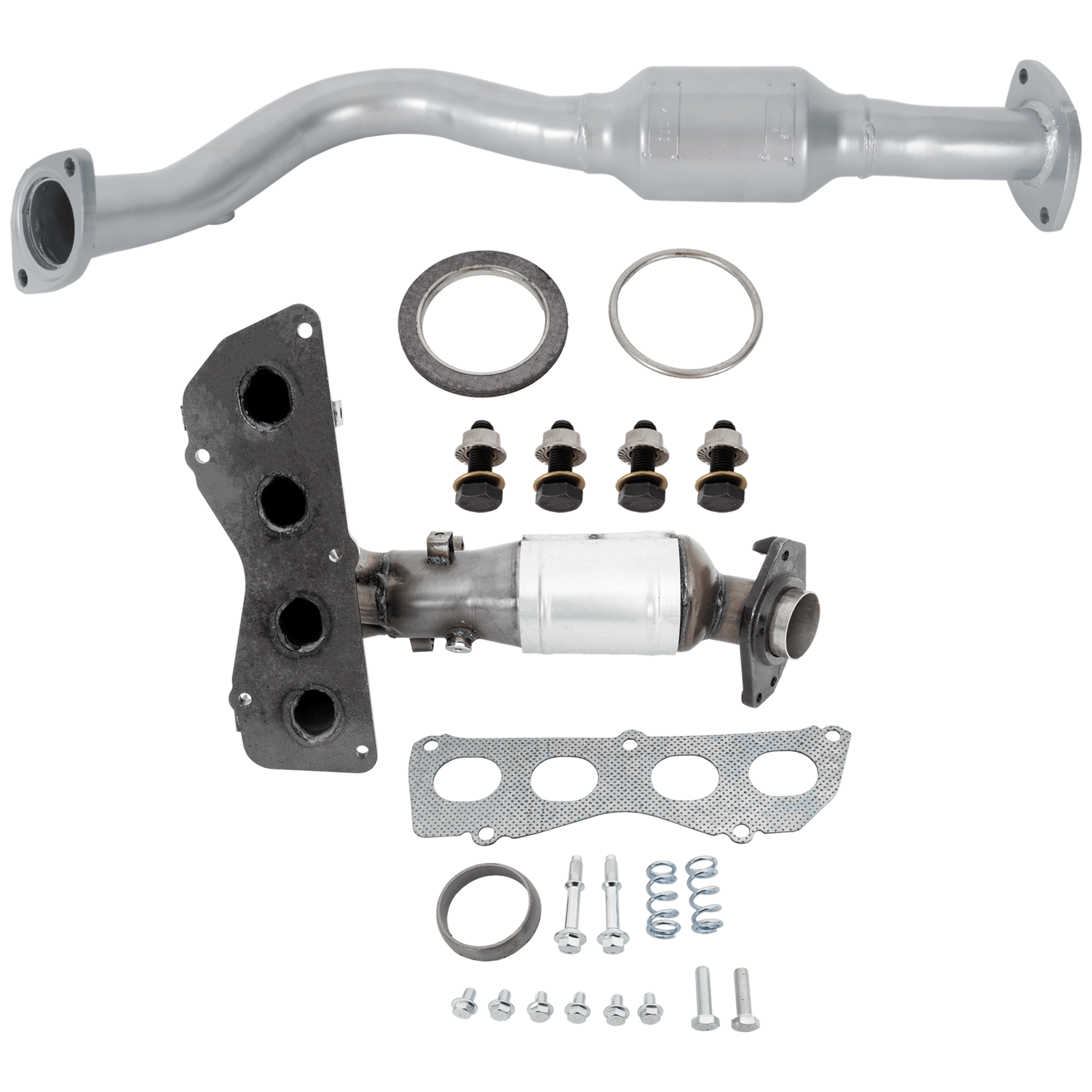 AM RAV4-13-18 FRONT AND REAR CATALYTIC CONVERTER RH=LH 2.5 Eng. 4 Cyl with Exhaust Manifold SKU SET ET96030003