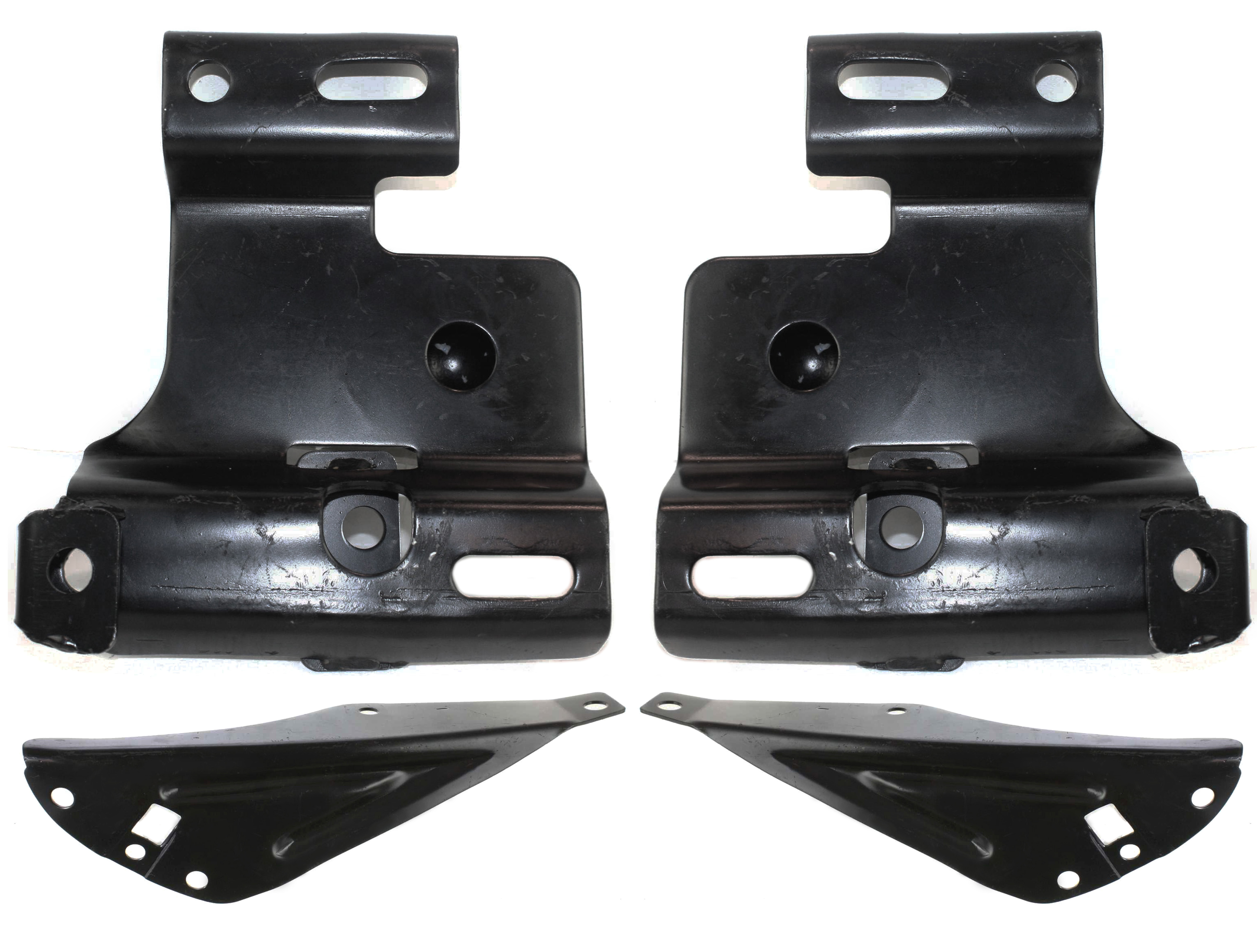 AM RANGER 01-05 FRONT BUMPER BRACKET RH AND LH Set of 4 Exc. STX Model SKU SET F013133-4 Partslink FO1067143 FO1066143 FO1067144 FO1066144 OEM 1L5Z17859AA 1L5Z17859AB 1L5Z17