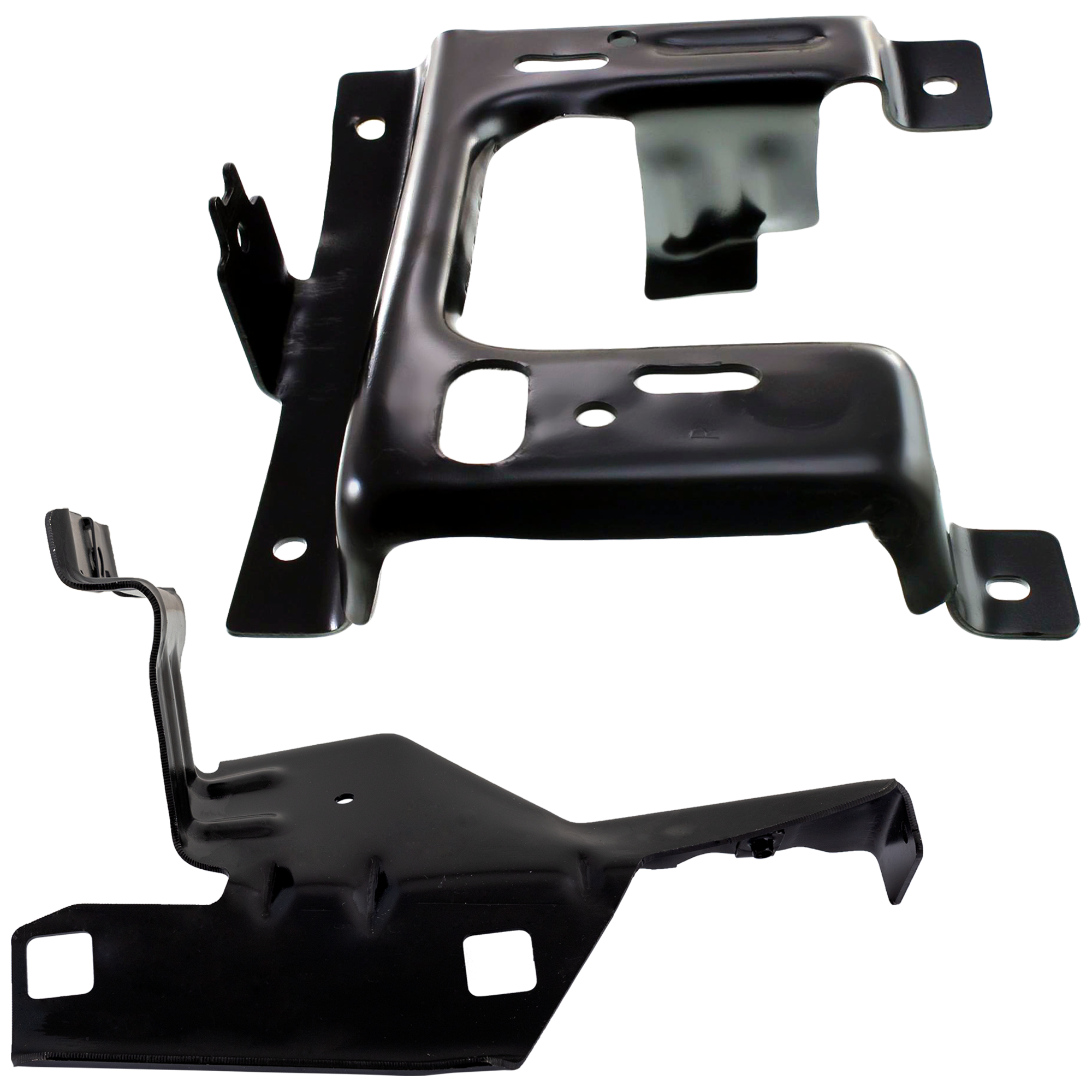 AM F 150 MARK LT 06-08 FRONT BUMPER BRACKET RH Set of 2 Inner Bracket SKU SET F013149-2 Partslink FO1067158 FO1067172 OEM 4L3Z17B982AB 6L3Z17B984AA