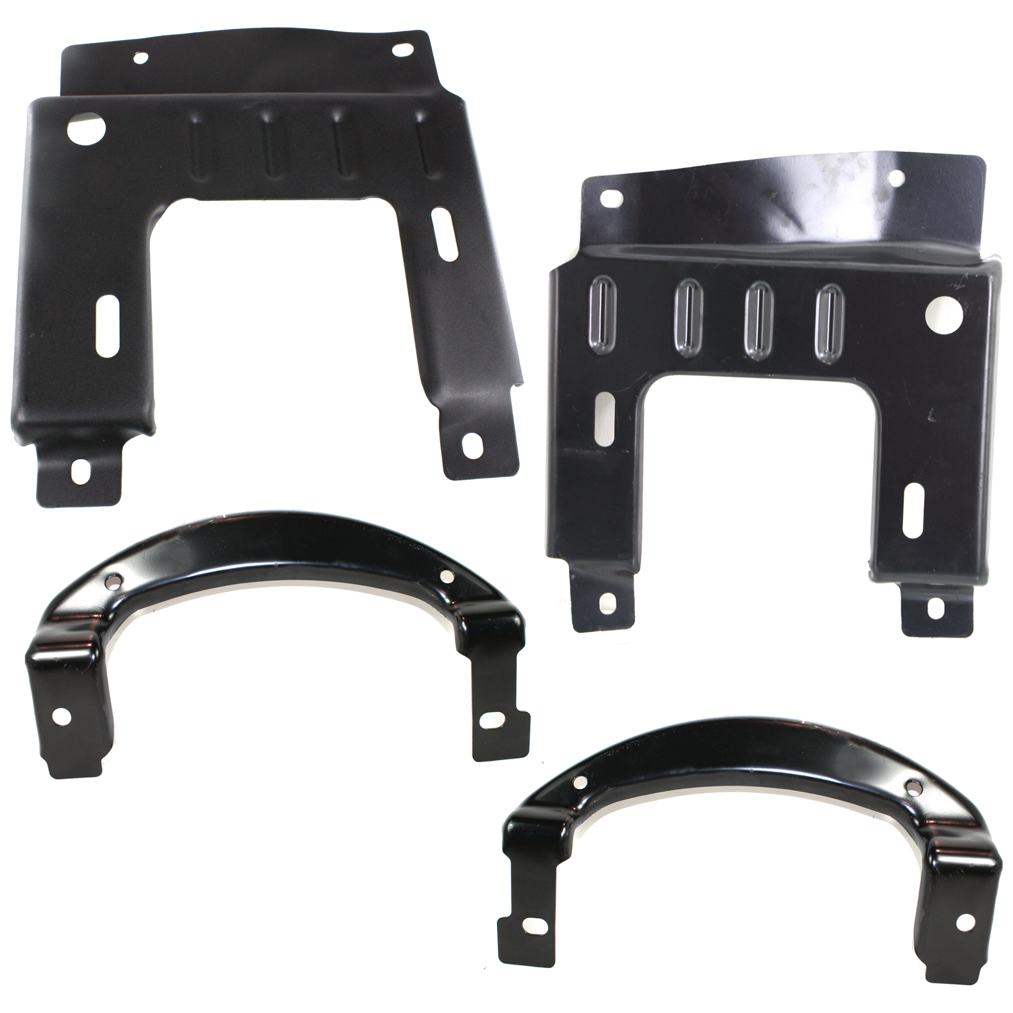 AM F 150-04-06 MARK LT 06-06 FRONT BUMPER BRACKET RH AND LH Set of 4 Plate Mounting and Outer Bracket SKU SET F013151-4 A Partslink FO1066157 FO1066159 FO1067157 FO1067159 OEM 4L3Z17754AA 4L3Z17755AA 4L3Z17