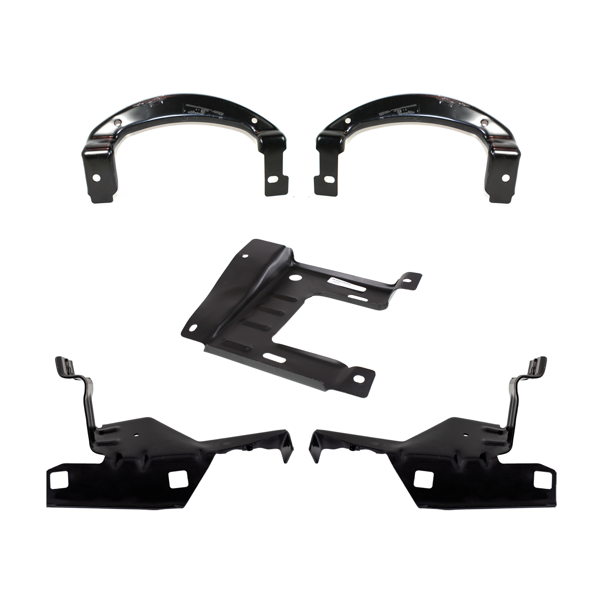 AM F 150-04-06 MARK LT 06-06 FRONT BUMPER BRACKET RH AND LH Outer Plate Mounting Set of 2 SKU SET F013151 A Partslink FO1066157 FO1066158 FO1067157 FO1067158 FO1067159 OEM 4L3Z17754AA 4L3Z17755AA 4L3Z17