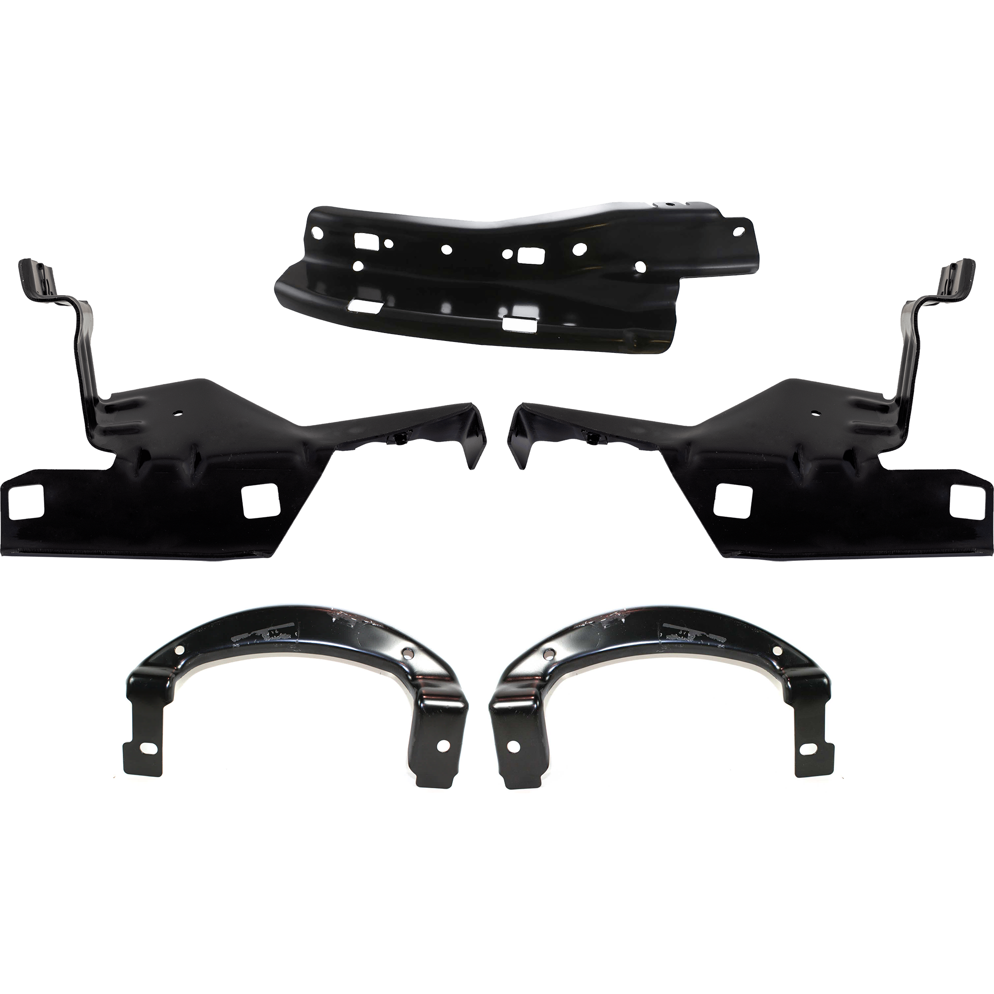 AM F 150-04-06 MARK LT 06-06 FRONT BUMPER BRACKET RH AND LH Lower Outer Set of 4 SKU SET F013157 B Partslink FO1066157 FO1066158 FO1067157 FO1067158 FO1067161 OEM 4L3Z17752AA 4L3Z17754AA 4L3Z17
