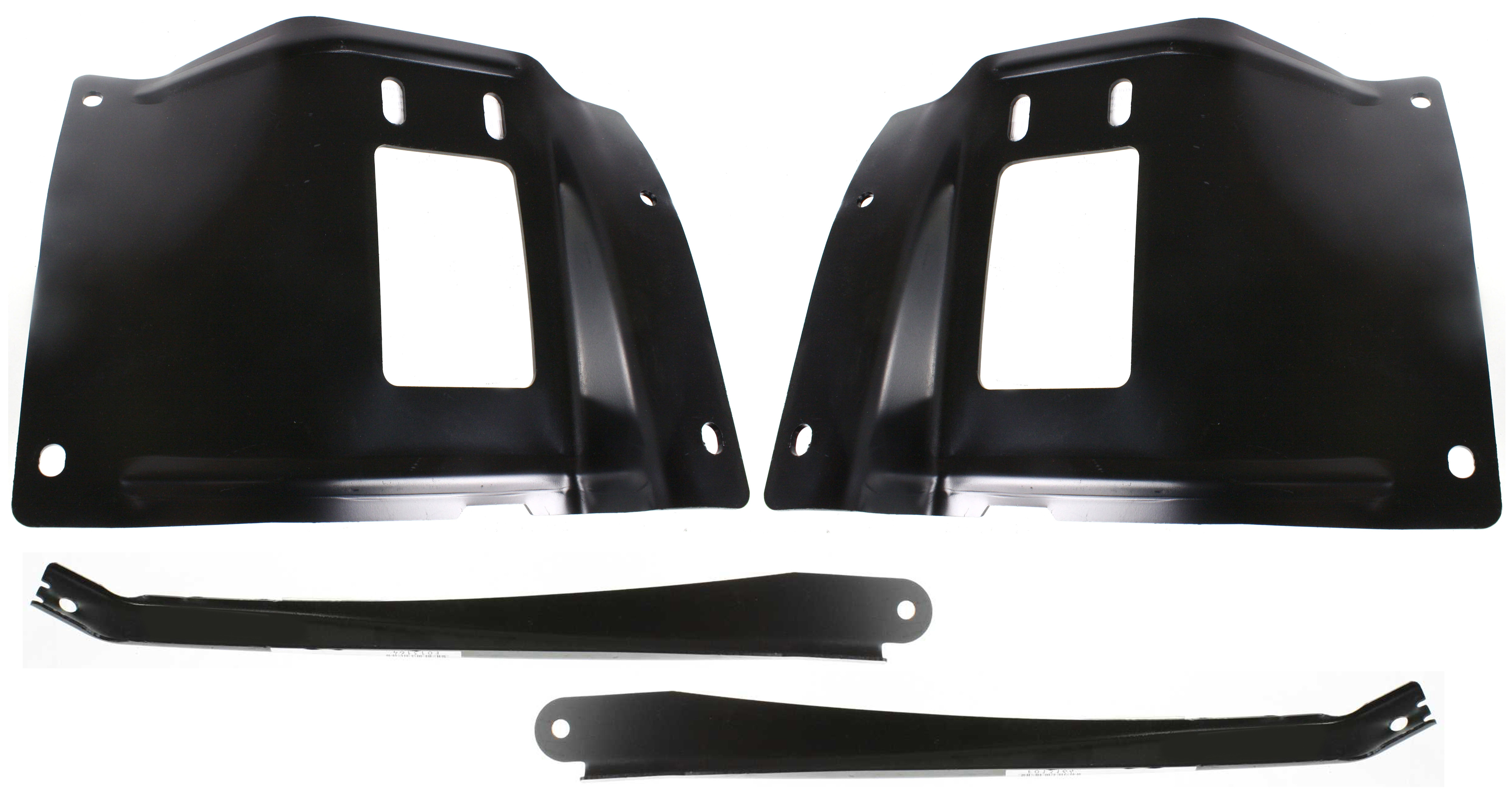 AM EXCURSION 05-05 F SERIES SUPER DUTY 05-07 FRONT BUMPER BRACKET RH AND LH Set of 4 SKU SET F013161-4 Partslink FO1066163 FO1066164 FO1067163 FO1067164 OEM 5C3Z17754AA 5C3Z17755AA 5C3Z17