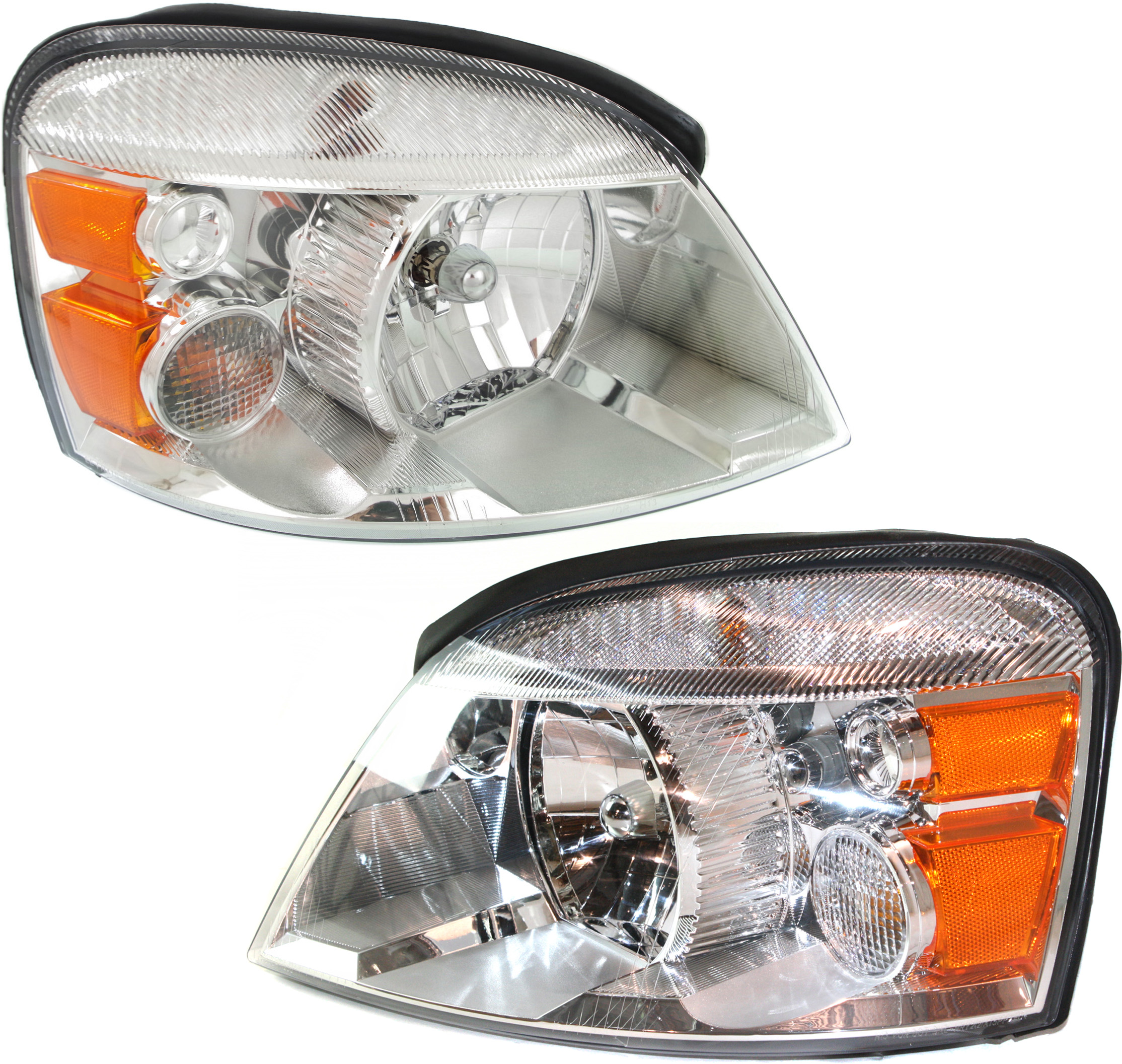 AM FREESTAR MONTEREY 04-07 HEAD LAMP RH AND LH Assembly Halogen SKU SET F100117 Partslink FO2502203 FO2503203 OEM 7F2Z13008B 7F2Z13008A