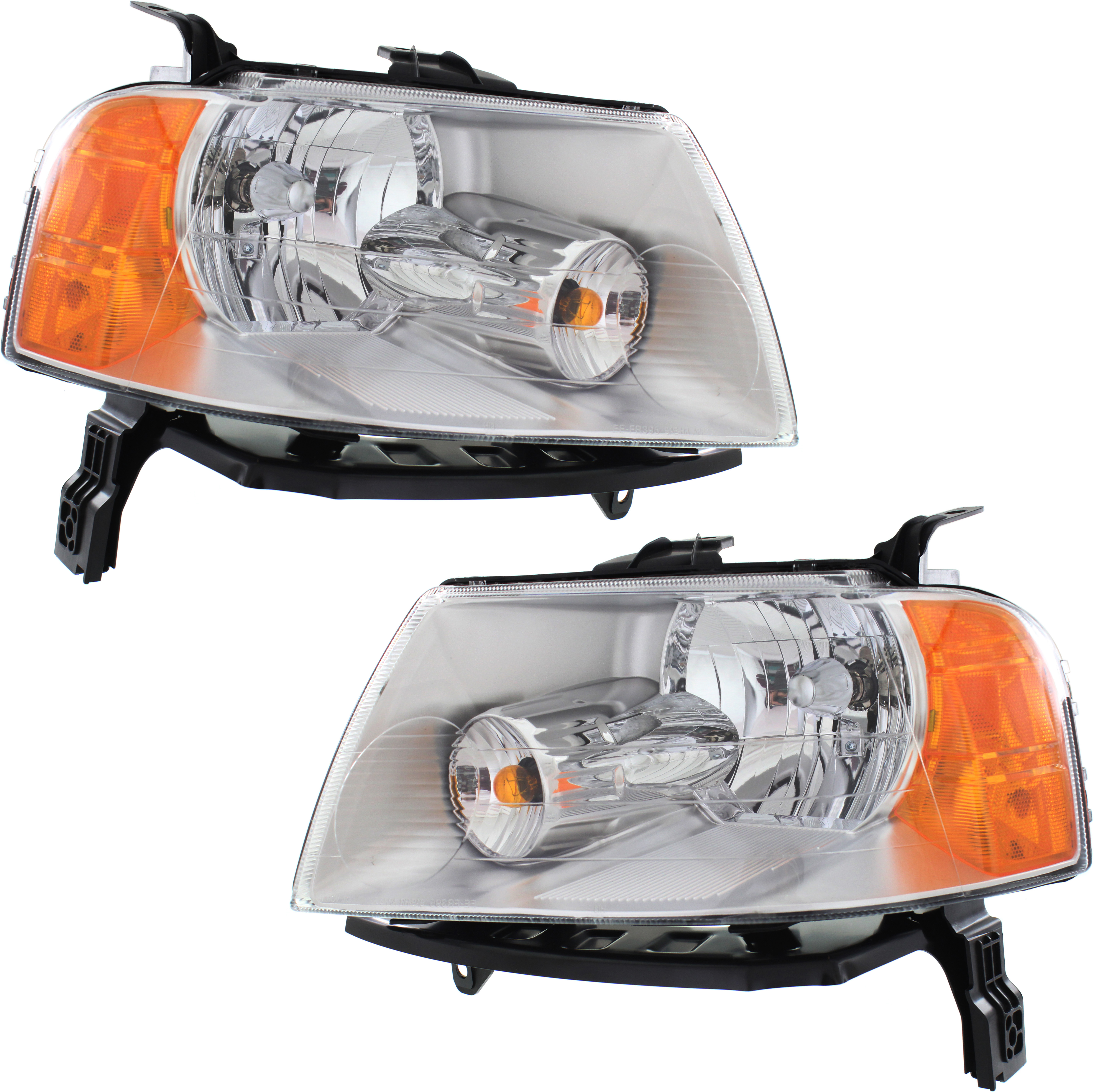 AM FREESTYLE 05-07 HEAD LAMP RH AND LH Assembly Halogen SKU SET F100131 Partslink FO2518104 FO2519104 OEM 6F9Z13008A 6F9Z13008B