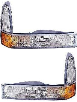 AM EXCURSION 01-05 CORNER LAMP RH and LH Included Lens and Housing Park Signal Lamp SKU SET F104103 Partslink FO2520169 FO2521169 OEM 2C3Z13200AA 2C3Z13201AA