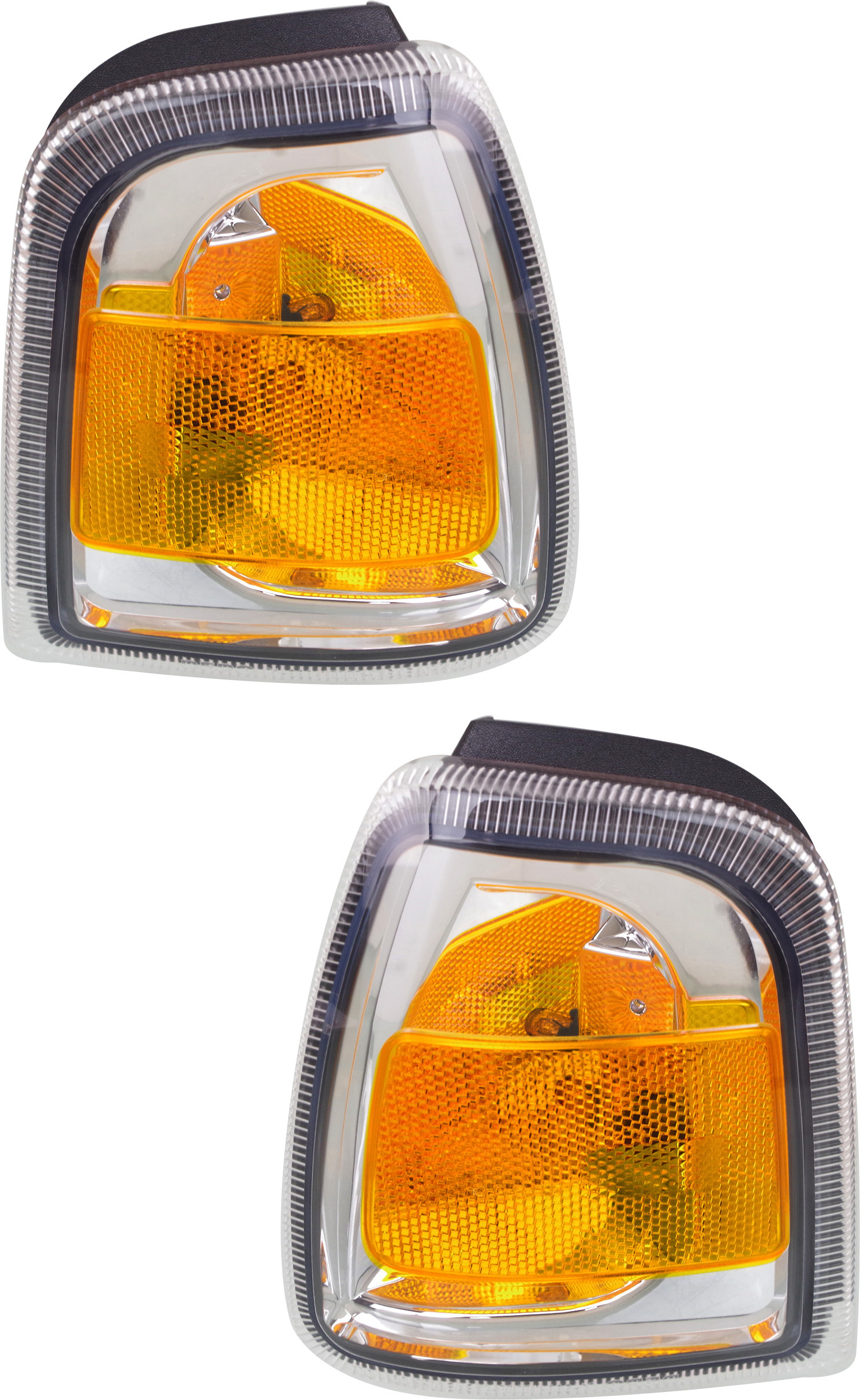 AM RANGER 6-11 CORNER LAMP RH AND LH Assembly CAPA SKU SET F104119Q Partslink FO2530171C FO2531171C OEM 6L5Z15A201AA 6L5Z15A201BA