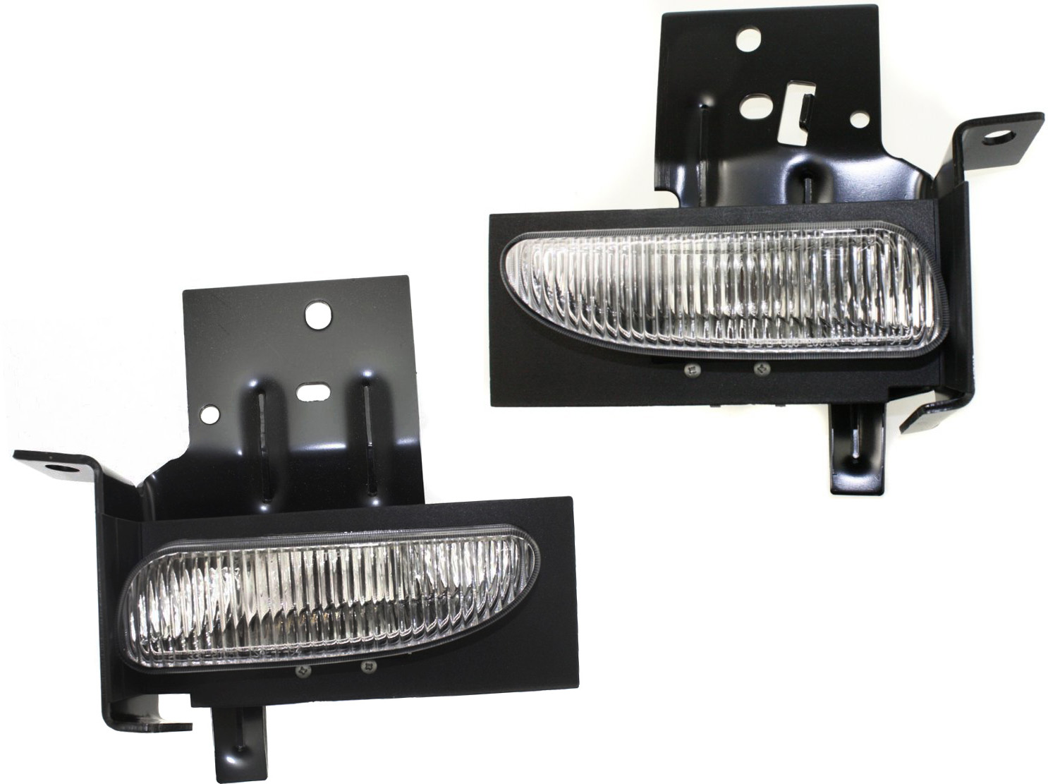 AM MUSTANG 96-98 FRONT FOG LAMP RH AND LH Assembly Exc. Cobra Model SKU SET F107501 Partslink FO2593181 FO2592181 OEM F6ZZ15200B F6ZZ15200C