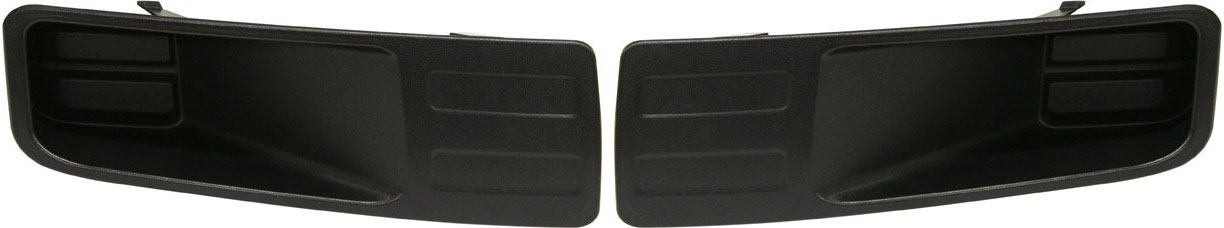 AM FUSION 06-09 FRONT FOG LAMP COVER RH AND LH Black w o fog light hole SKU SET F107555 Partslink FO1039105 FO1038105 OEM 6E5Z17E810AA 6E5Z17E811AA
