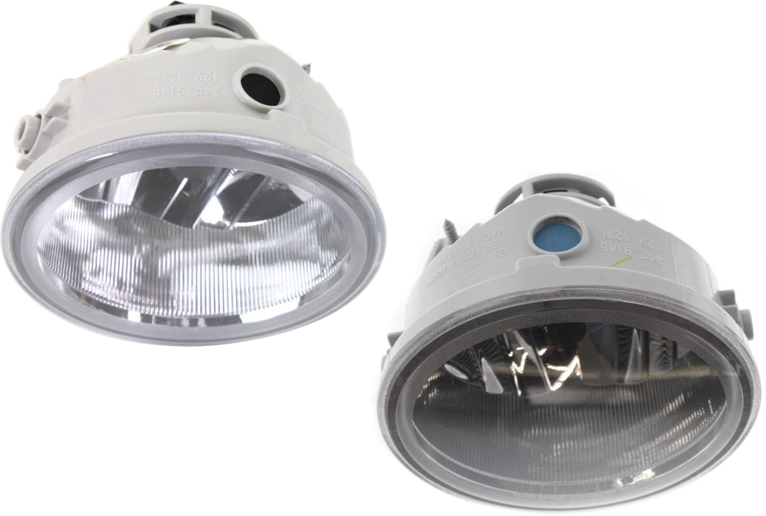 AM F 150-06-10 MARK LT 06-08 FRONT FOG LAMP RH AND LH Assembly w Clear Trim SKU SET F107565 Partslink FO2593220 FO2592220 OEM AL3Z15200A PFM AL3Z15201A PFM