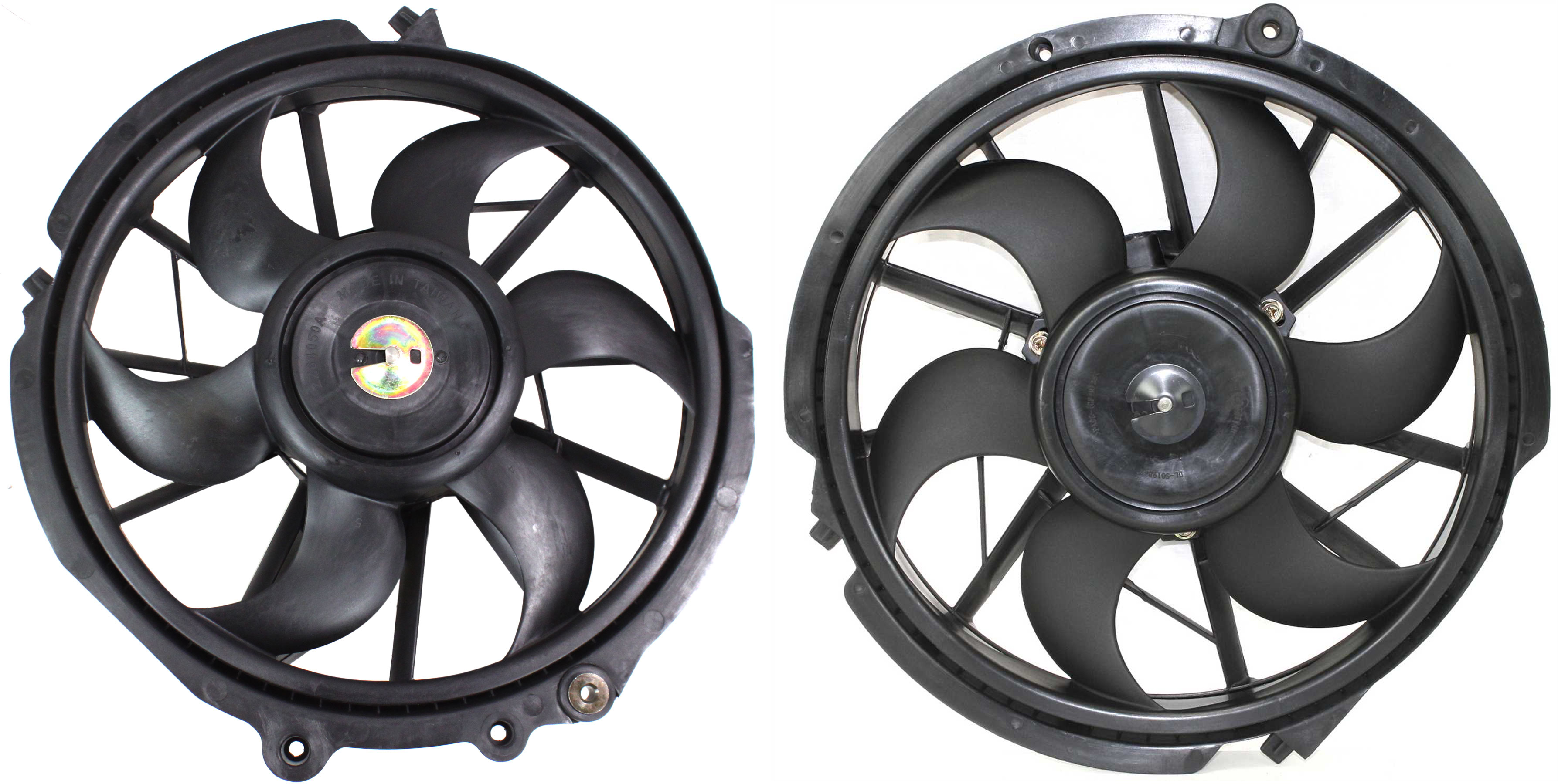AM TAURUS 96-07 RADIATOR FAN ASSEMBLY RH and LH Set of 2 SKU SET F160918 Partslink FO3116102 FO3115106 FO3115107 FO3112113 OEM YF1Z8C607BC 5F1Z8C607C F8DZ8C6
