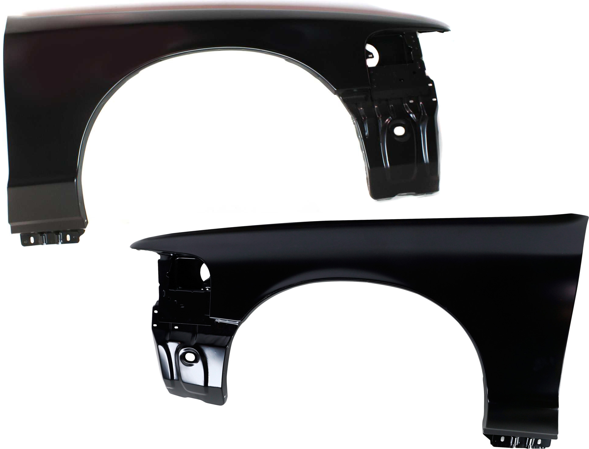 AM CROWN VICTORIA 95-11 FRONT FENDER RH AND LH Primed SKU SET F220137 Partslink FO1241226 FO1240226 OEM 7W7Z16005A 7W7Z16006A