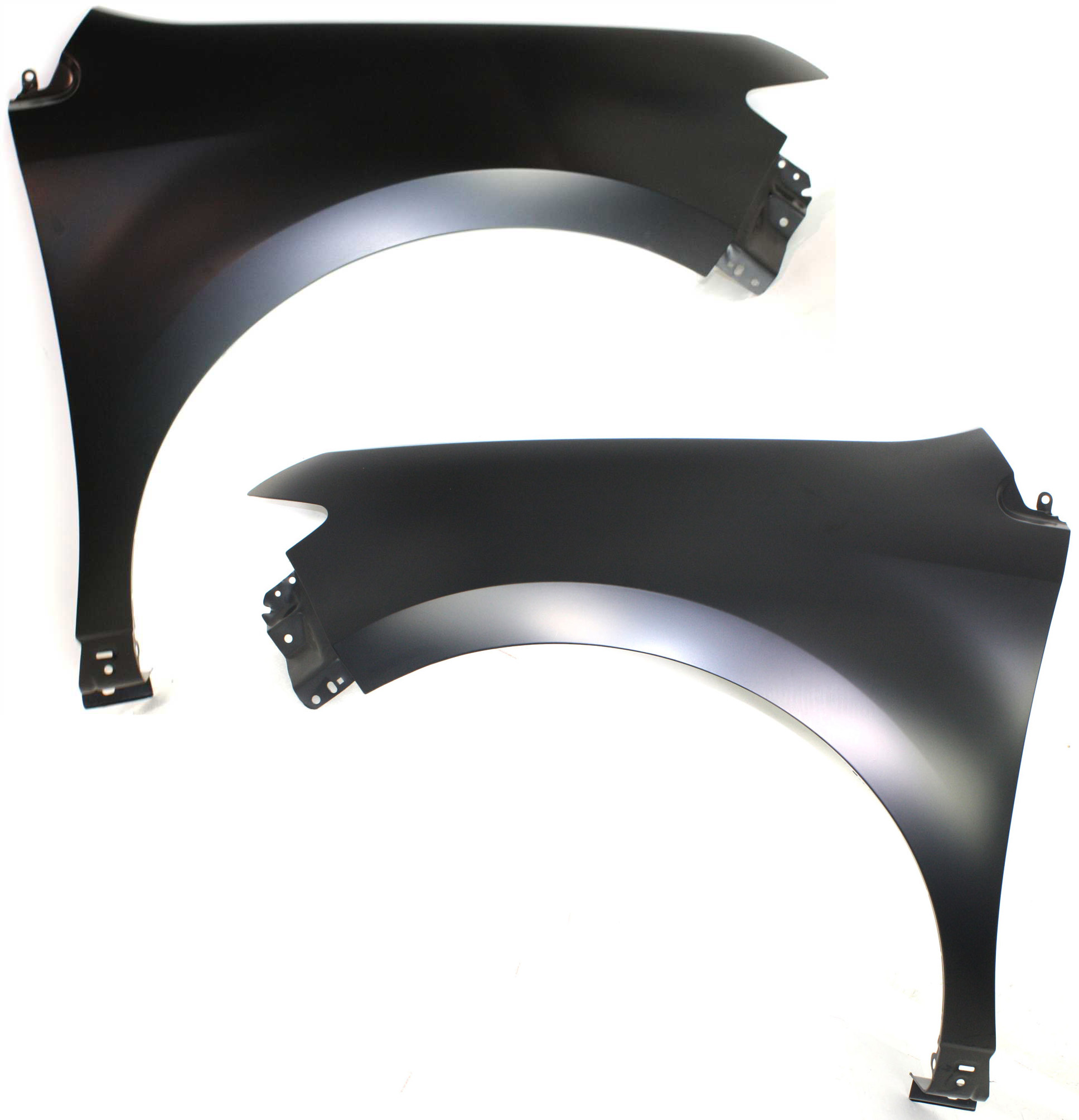 AM EDGE 07-10 FRONT FENDER RH AND LH Primed Steel CAPA SKU SET F220171Q Partslink FO1240257C FO1241257C OEM 7T4Z16005A 7T4Z16006A