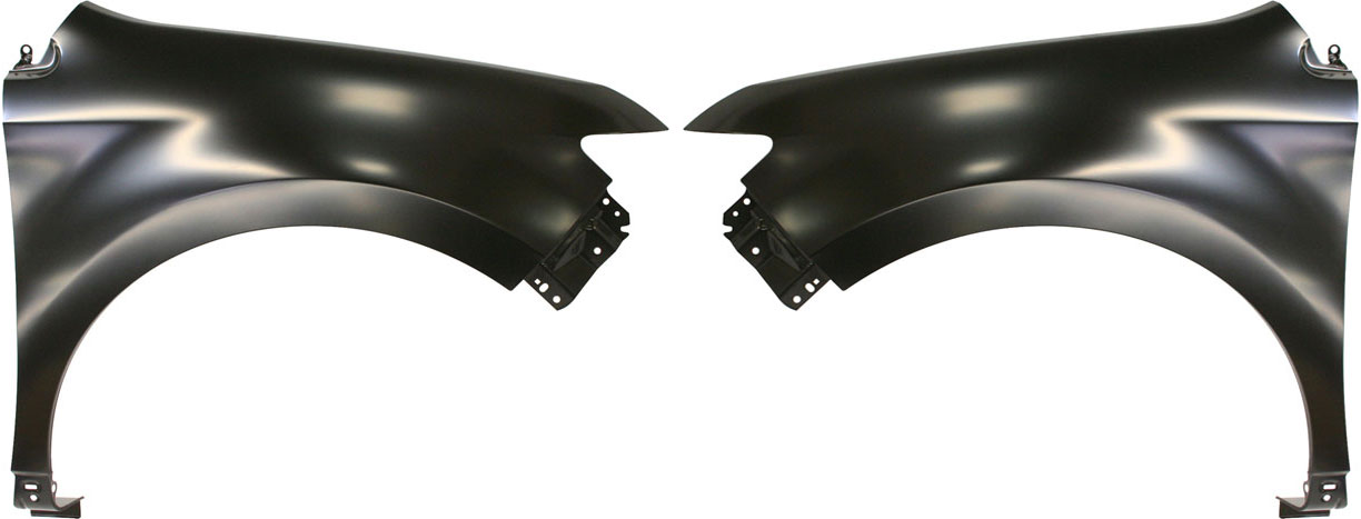AM EDGE 07-10 FRONT FENDER RH AND LH Primed Steel SKU SET F220171 Partslink FO1240257 FO1241257 OEM 7T4Z16005A 7T4Z16006A