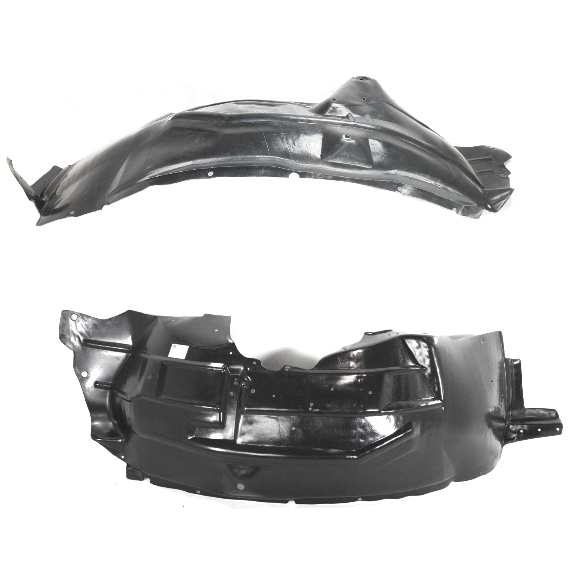 AM F SERIES SUPER DUTY 05-07 FRONT FENDER LINER RH AND LH Set of 2 SKU SET F220901 A Partslink FO1247108 FO1250137 OEM 4C3Z16054AA 5C3Z16055BA