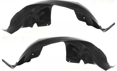 AM MUSTANG 94-98 FRONT FENDER LINER RH AND LH SKU SET F222111 Partslink FO1250110 FO1251110 OEM F4ZZ16102B F4ZZ16103B