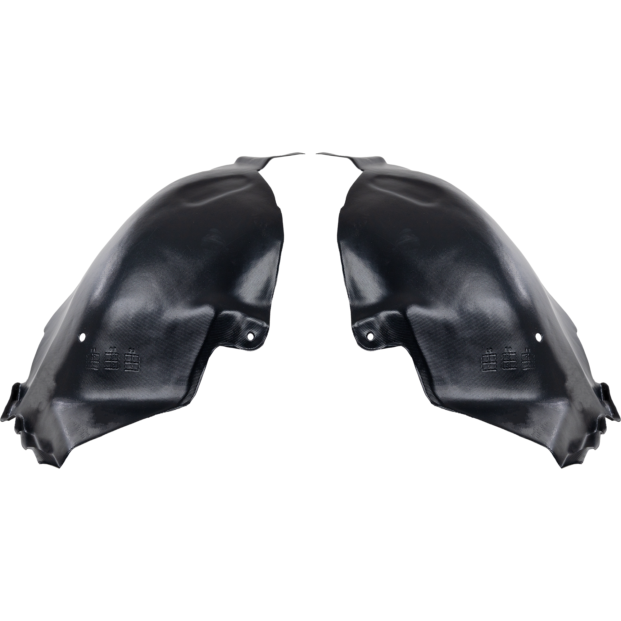 AM MUSTANG 05-09 FRONT FENDER LINER RH AND LH Rear Section SKU SET F222175 Partslink FO1251128 FO1250127 OEM 5R3Z16102AB 5R3Z16103AB