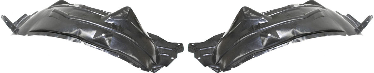 AM F SERIES SUPER DUTY P U 05-07 FRONT FENDER LINER RH AND LH SKU SET F222181 Partslink FO1250137 FO1251137 OEM 5C3Z16054AA 5C3Z16055BA