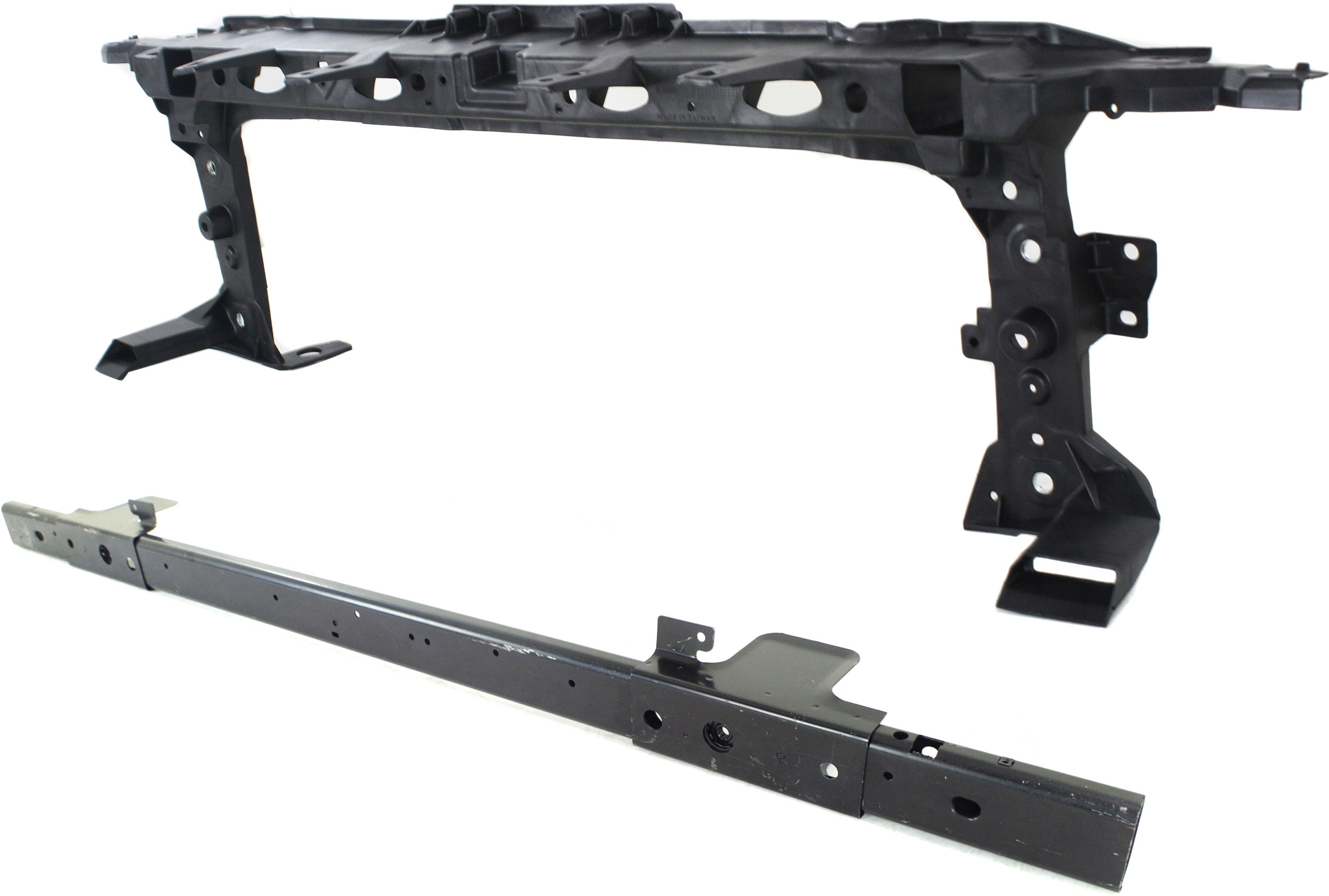 AM EXPEDITION 07-10 NAVIGATOR 07-14 RADIATOR SUPPORT UPPER AND LOWER SKU SET F250302-2 Partslink FO1225185 FO1225205 OEM 9L1Z16139A 9L1Z16138A