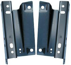 AM F SERIES 87-96 RADIATOR SUPPORT RH and LH Reinforcement SKU SET F250501 Partslink FO1225160 FO1225159 OEM F4TZ16A138A F4TZ16A139A