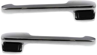 AM F SERIES 80-97 FRONT EXTERIOR DOOR HANDLE RH AND LH Chrome SKU SET F462125 Partslink FO1311104 FO1521103 FO1310104 OEM E7TZ1522404A E7TZ1522405A