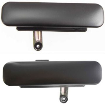 AM E 150-07-14 E 350 SUPER DUTY 99-14 FRONT EXTERIOR DOOR HANDLE RH AND LH AND LH Smooth Black Metal w o Keyhole SKU SET F462129 OEM F2UZ1522404AAA 4C2Z1522405AAA