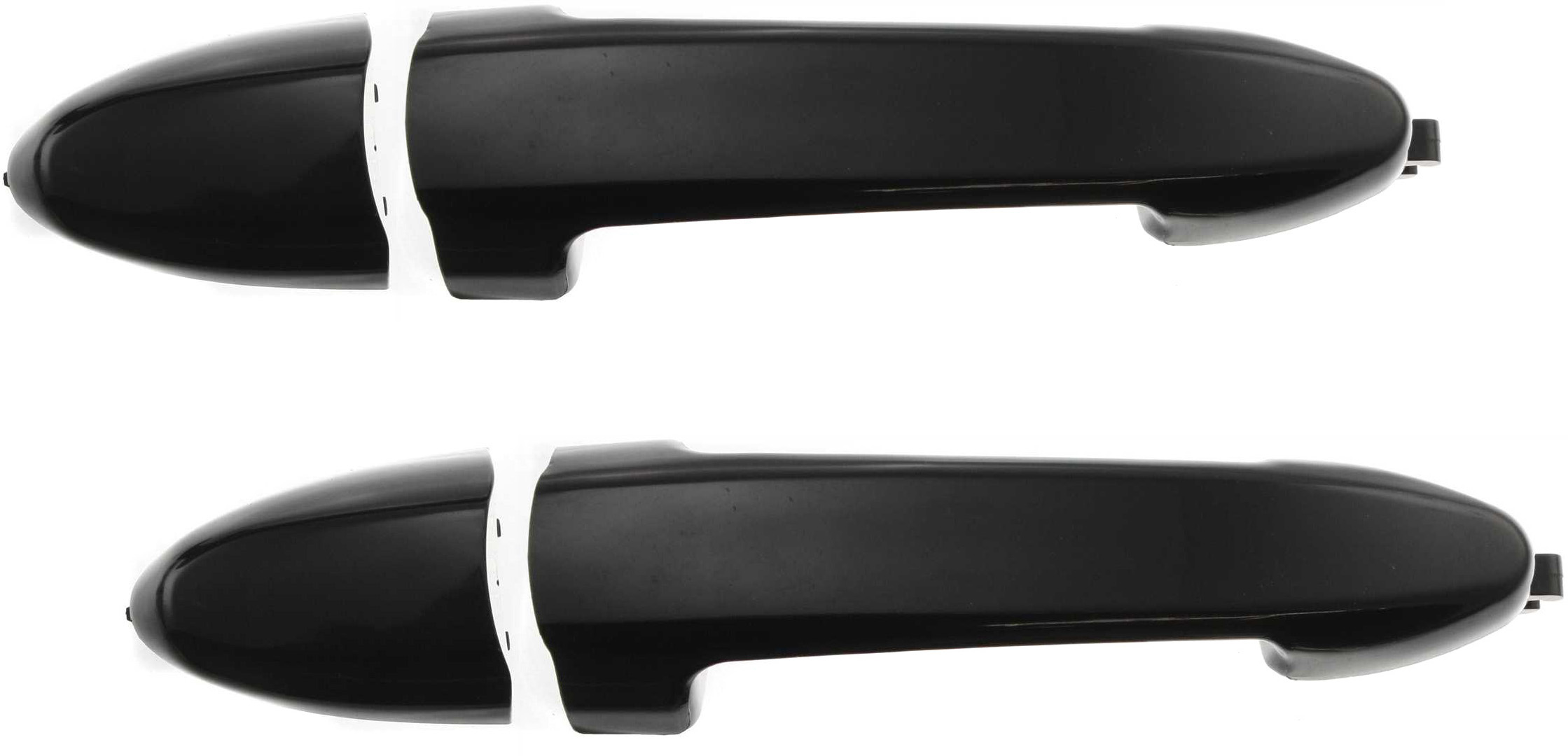 AM ESCAPE 01-07 EXTERIOR FRONT DOOR HANDLE RH AND LH Smth Blk w o Keyhole SKU SET F462507 Partslink FO1520112 OEM 2L8Z7822404EAE 8L8Z7822404BBPT
