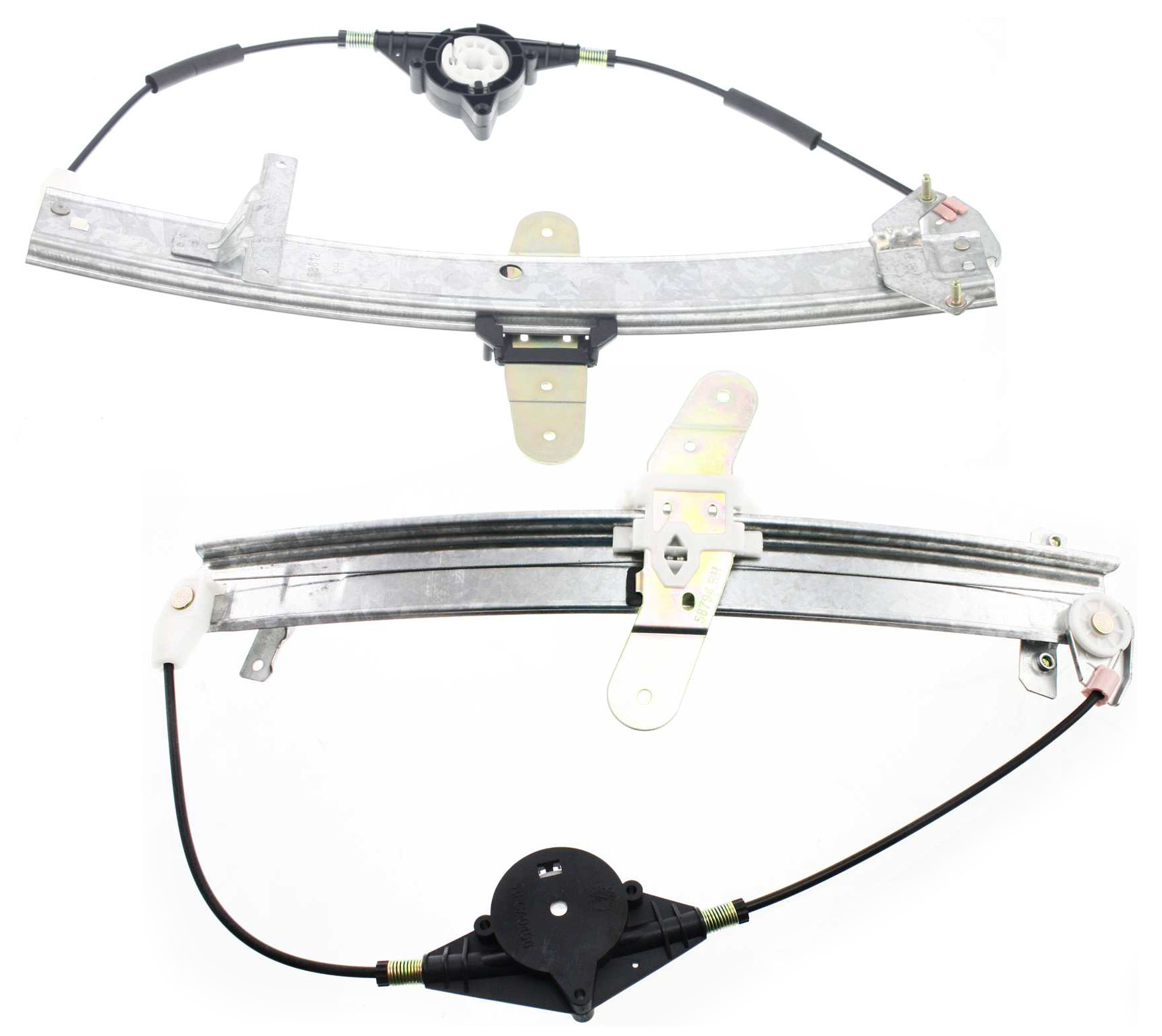 AM CROWN VICTORIA GRAND MARQUIS 92-11 MARAUDER 03-04 FRONT AND REAR WINDOW REGULATOR RH Power w o Motor SKU SET F462901-2R Partslink FO1351106 FO1551102 OEM 1W7Z5423208AA 6W7Z5427008AA