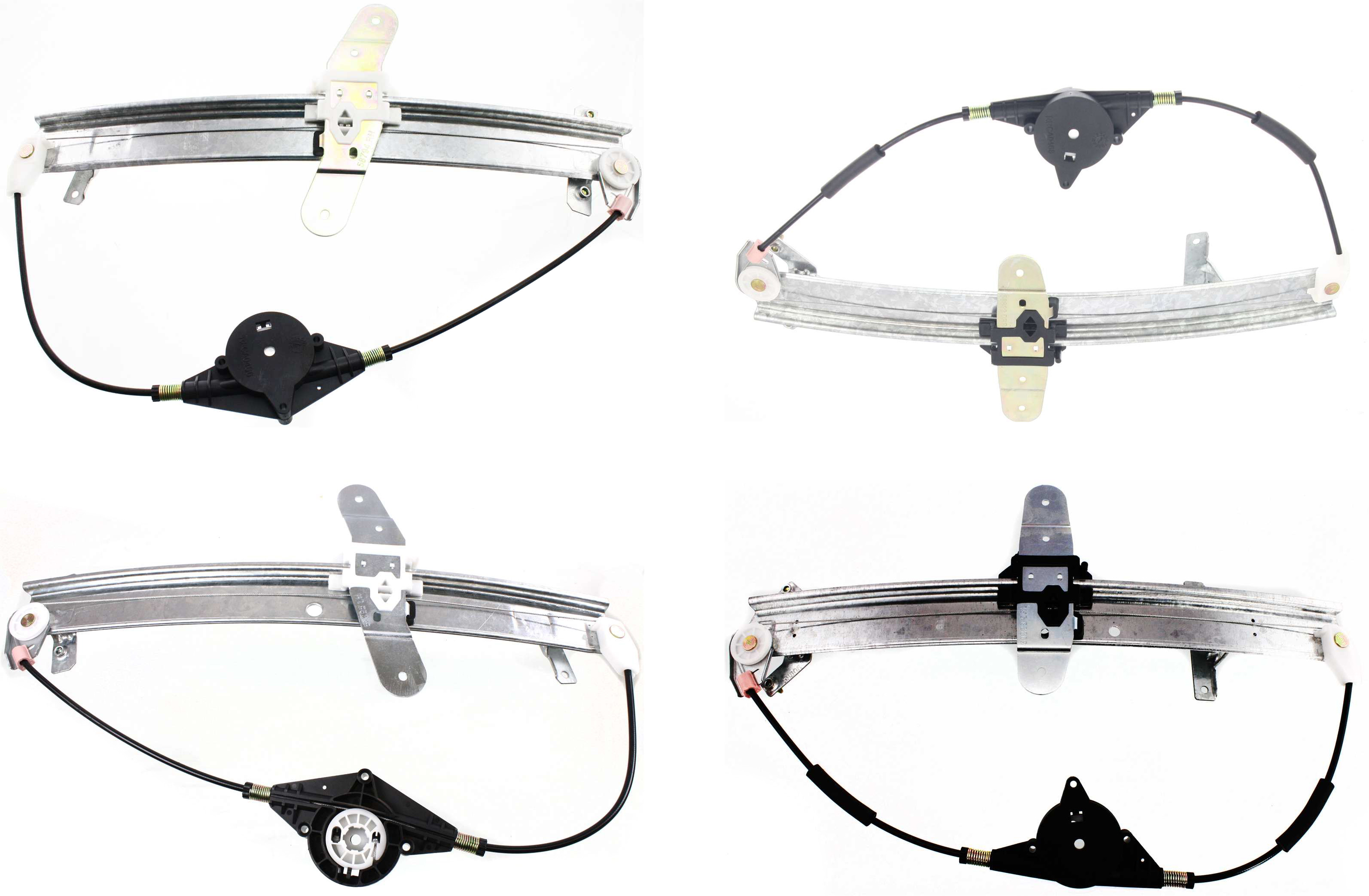 AM CROWN VICTORIA GRAND MARQUIS 92-11 MARAUDER 03-04 FRONT AND REAR WINDOW REGULATOR RH AND LH Power w o Motor SKU SET F462901-4 Partslink FO1351106 FO1350106 FO1551102 FO1550102 OEM 6W7Z5423208AA 6W7Z5423209AA 6W