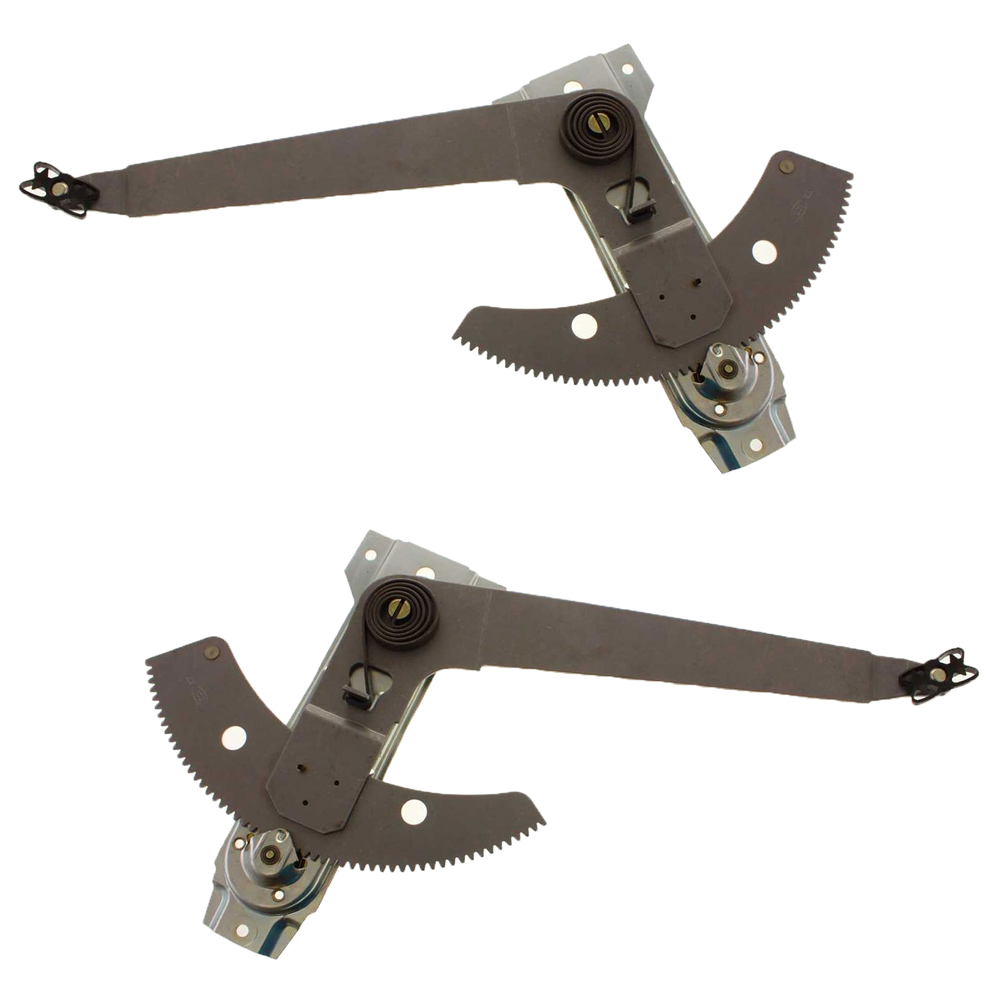 AM F SERIES 92-97 FRONT OR REAR WINDOW REGULATOR RH AND LH Manual BRONCO = FRONT SKU SET F462917 Partslink FO1351117 FO1350117 OEM F4TZ1523200A F4TZ1523201A