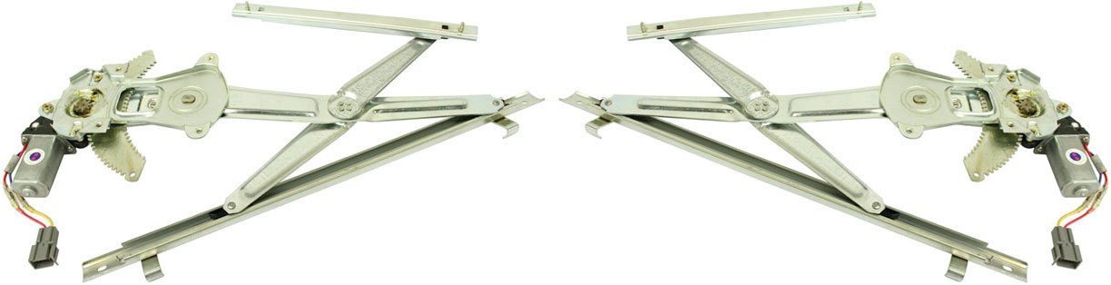 AM WINDSTAR 95-03 FREESTAR MONTEREY 04-07 FRONT WINDOW REGULATOR RH AND LH SKU SET F462955 Partslink FO1350133 FO1351133 OEM 6F2Z1723200DA 6F2Z1723200CA 6F