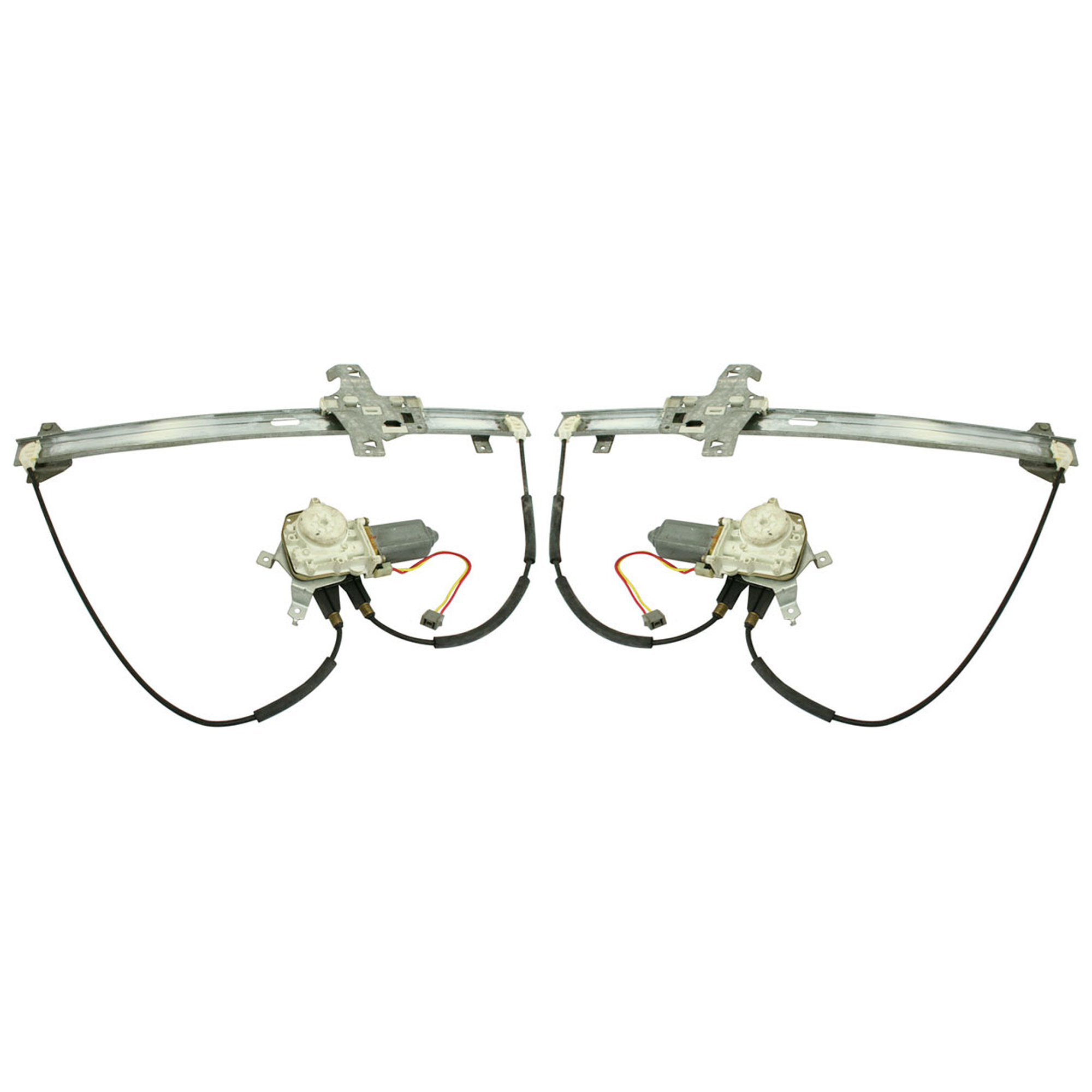 AM ECONOLINE VAN 92-14 FRONT WINDOW REGULATOR RH and LH Power w Motor SKU SET F462957 Partslink FO1351129 FO1350129 OEM 9C2Z1523200A 9C2Z1523201A