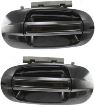 AM EXPEDITION 03-17 NAVIGATOR 03-14 REAR EXTERIOR DOOR HANDLE RH AND LH Smooth Black w o Keyhole SKU SET F491319 Partslink FO1521118 FO1520118 OEM 2L1Z7826604-9L1Z7826604AA 2L1Z
