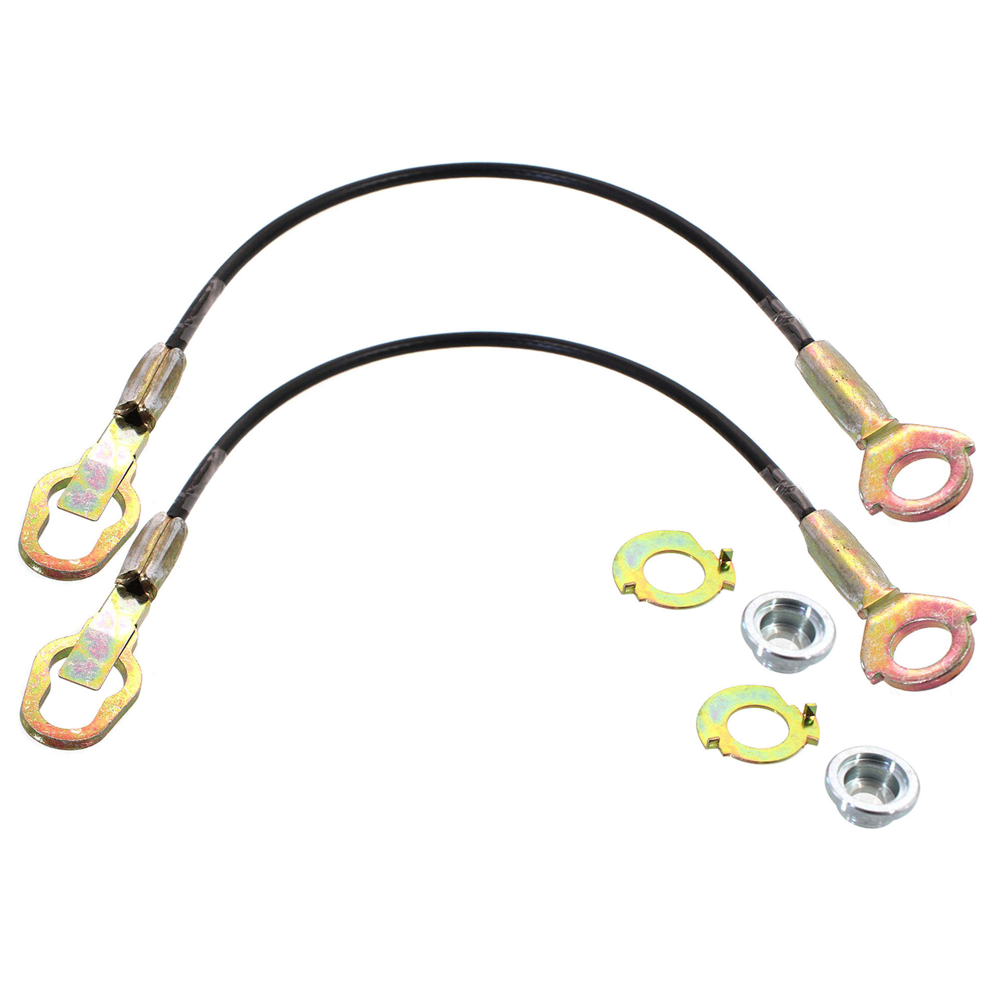 AM F SERIES 87-97 TAILGATE CABLE RH AND LH Flareside Styleside SKU SET F581901-2 Partslink FO1920103 FO1921103 OEM F7TZ9943052A F7TZ9943053A