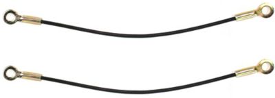 AM BRONCO 80-96 TAILGATE CABLE Check 19.06 inches Set of 2 SKU SET F581911-2 OEM F3TZ9843052A