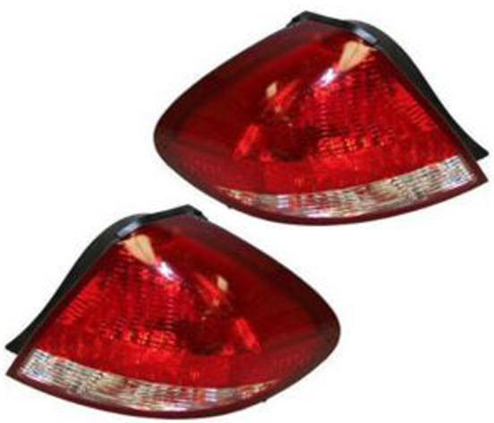 AM TAURUS 04-07 TAIL LAMP RH AND LH Lens and Housing Sedan CAPA SKU SET F730123Q Partslink FO2801184C FO2800184C OEM 5F1Z13404A 5F1Z13405A