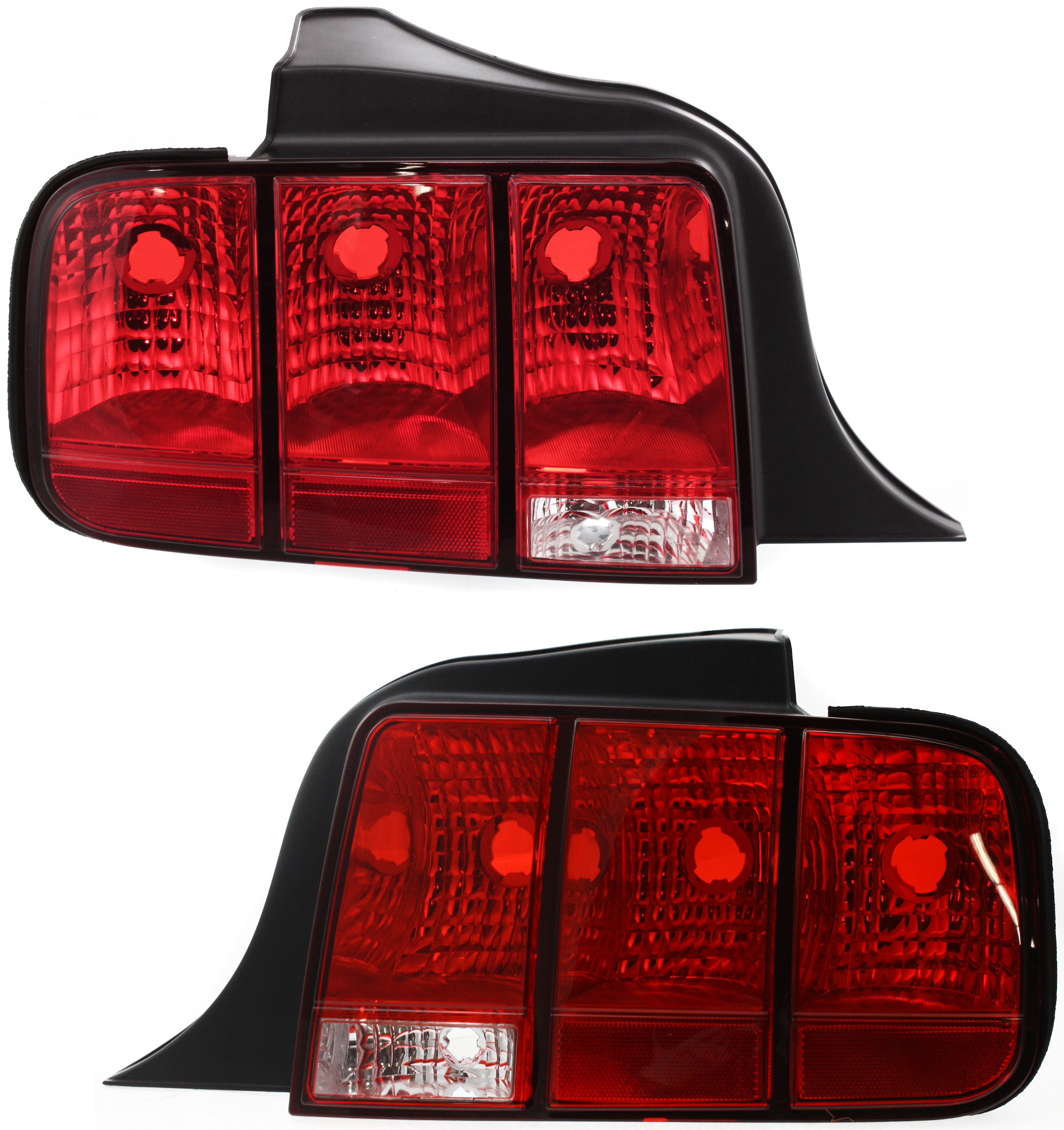 AM MUSTANG 05-09 TAIL LAMP RH AND LH Lens and Housing SKU SET F730131 Partslink FO2801191 FO2800191 OEM 6R3Z13404AB 6R3Z13405A