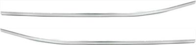 AM GRAND MARQUIS 98-03 REAR BUMPER MOLDING RH AND LH Chrome Plastic SKU SET F763502-2 Partslink FO1158149 OEM F8MZ17C830AA