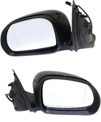 AM FIAT 500L 14-20 MIRROR RH AND LH Power Manual Folding Heated Paintable w Temp Sensor No BSD Memory Puddle Light and Signal Light SKU SET FA03ER Partslink FI1320102 FI1321102 OEM 5RE81JXWAA PFM 5RE87JXWAA PFM
