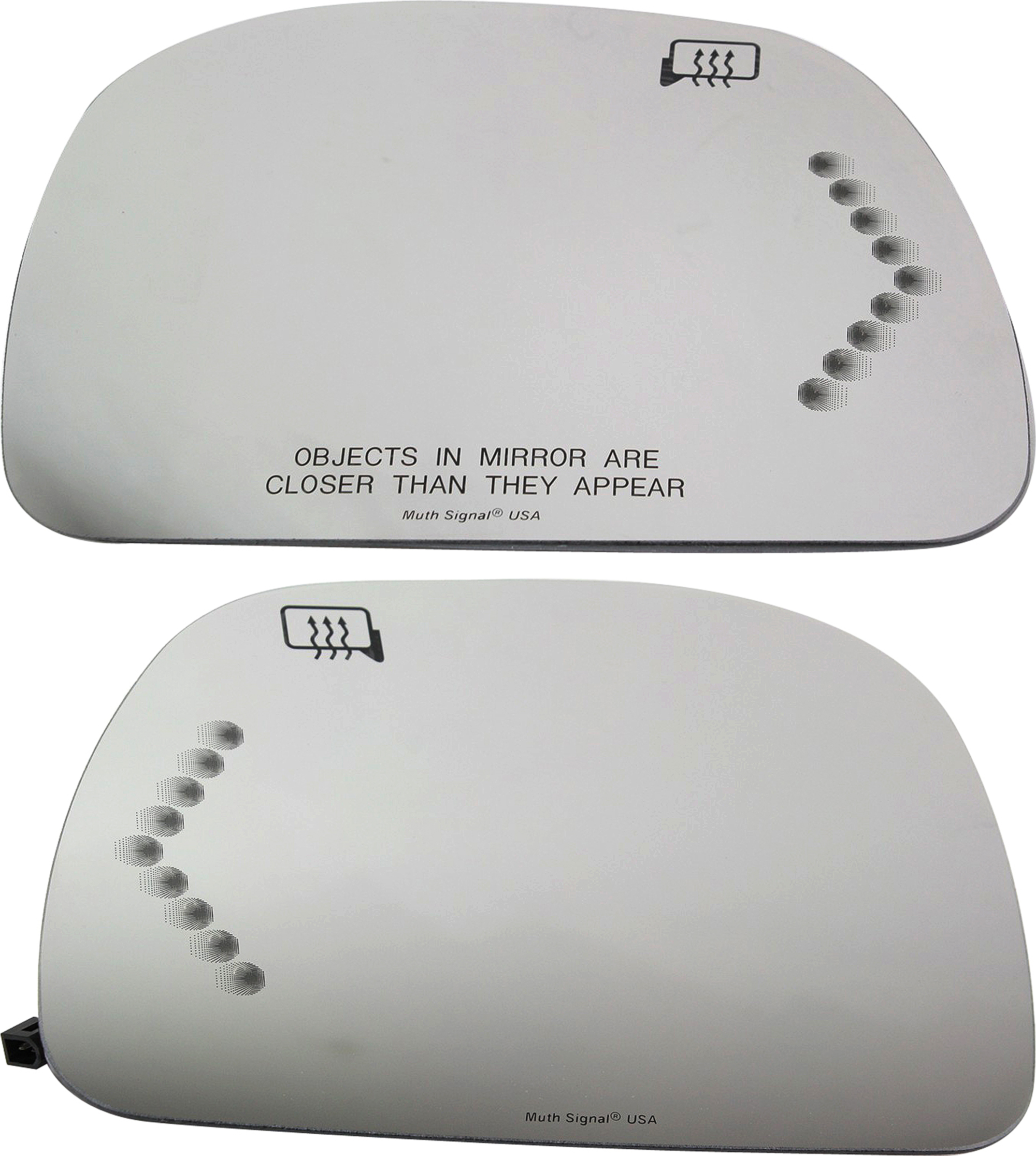 AM EXCURSION 01-05 MIRROR GLASS RH AND LH Non Towing Heated w Signal Light w o Backing Plate and Blind Spot Detection SKU SET FD01GR S