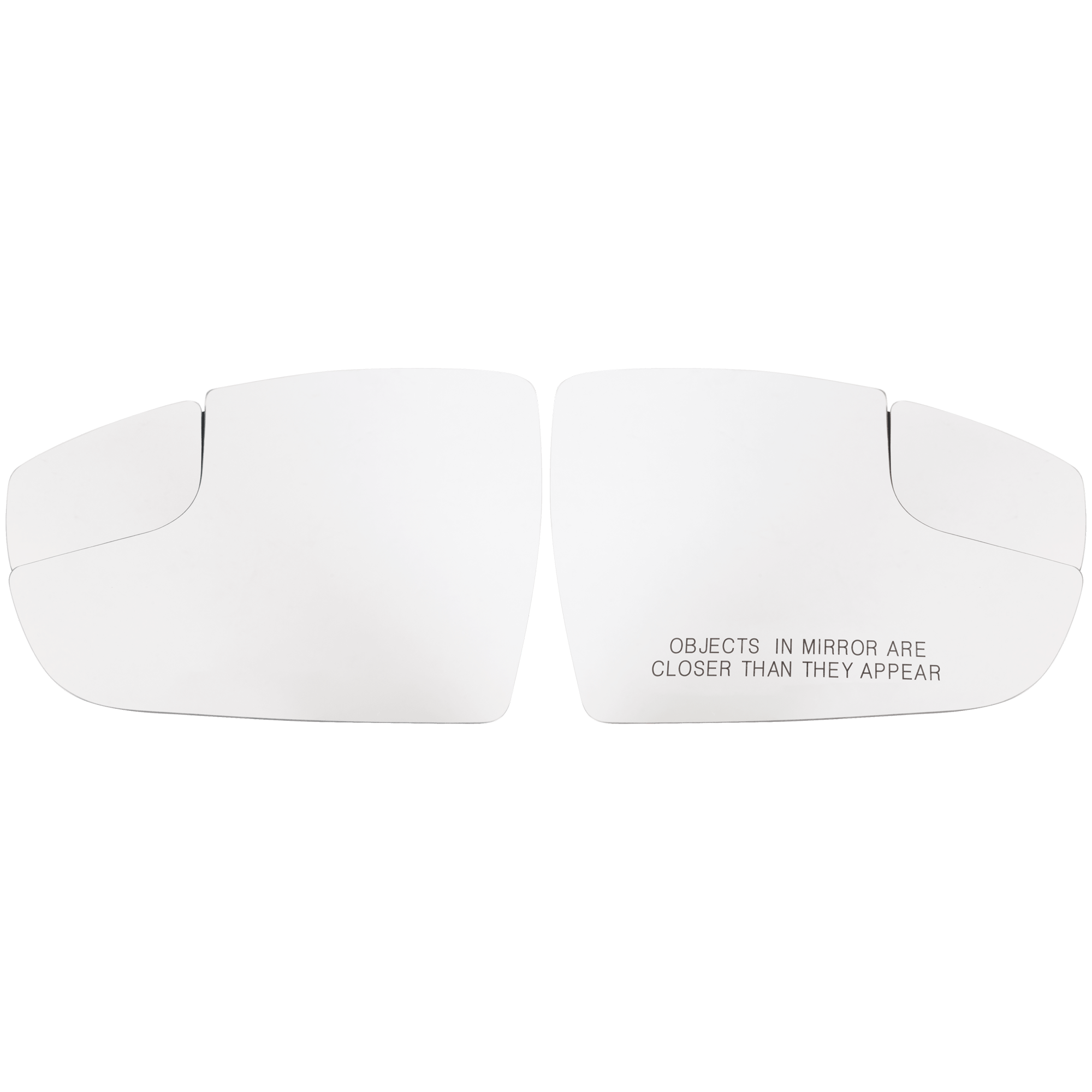 AM FOCUS 12-18 MIRROR GLASS RH AND LH Non Heated w Backing Plate Blind Spot Glass SKU SET FD04GR Partslink FO1324162 FO1325162 OEM CM5Z17K707E CM5Z17K707F