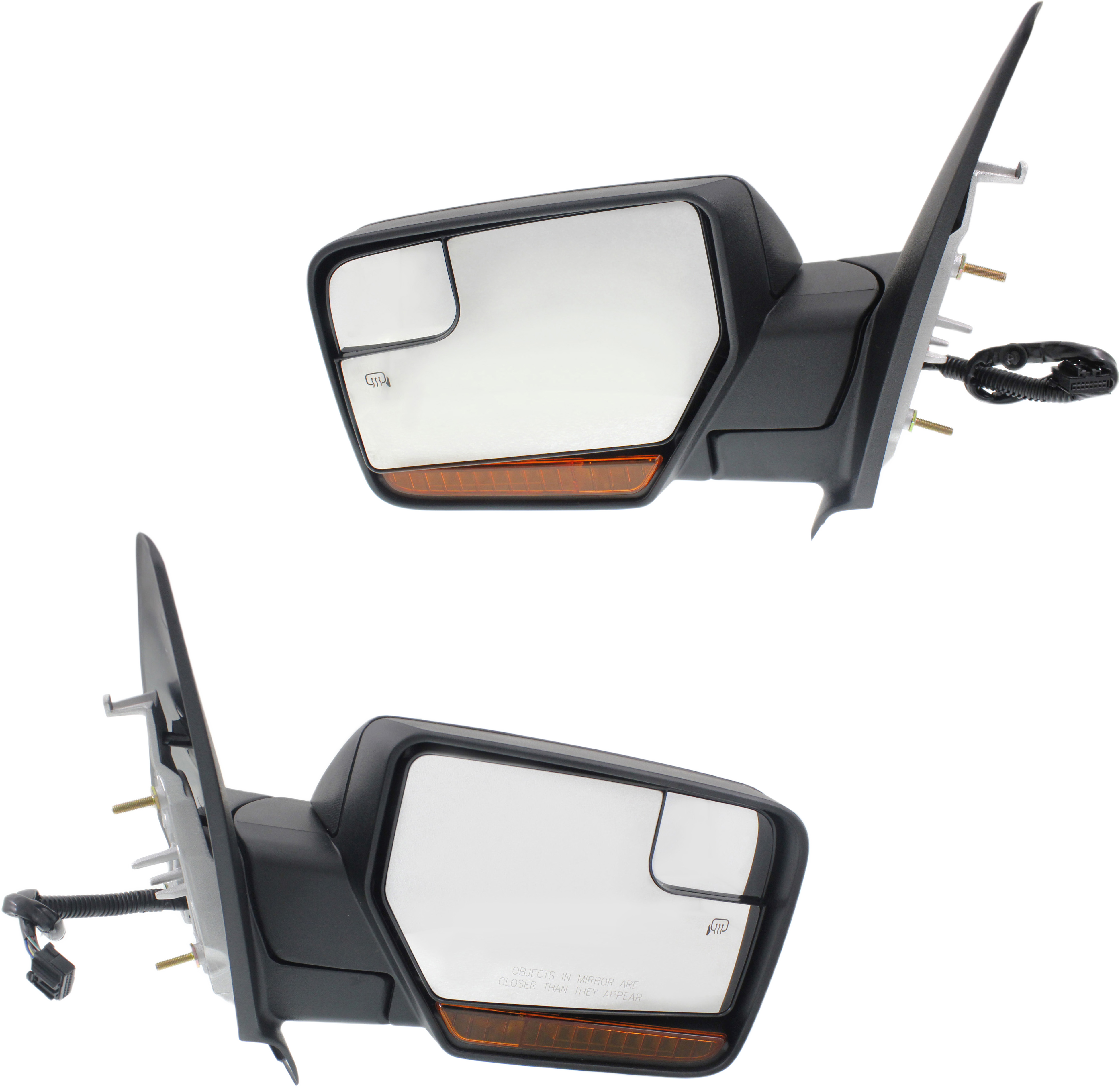 AM EXPEDITION 07-17 MIRROR RH AND LH Non Towing Power Manual Folding Heated Textured w In housing Signal Light and Memory No Auto dimming and BSD SKU SET FD06ER S Partslink FO1320486 FO1321486 OEM CL1Z17682BA BL1Z17682BA PFM CL