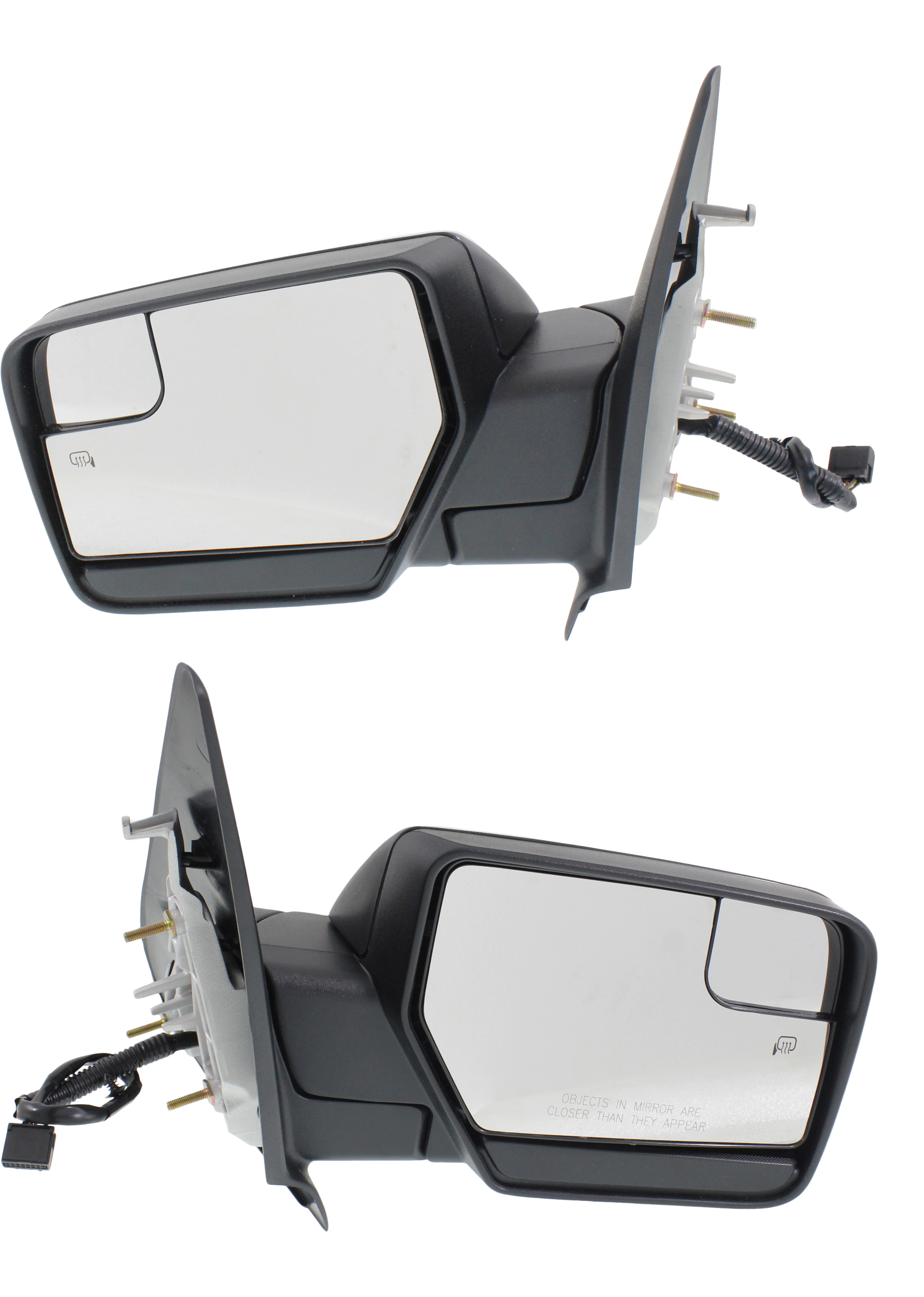 AM EXPEDITION 07-17 MIRROR RH AND LH Non Towing Power Manual Folding Heated BSG Textured No Auto dimming Memory and Signal Light SKU SET FD06ER Partslink FO1320485 FO1321485 OEM CL1Z17682AA 8L1Z17682DA PFM BL