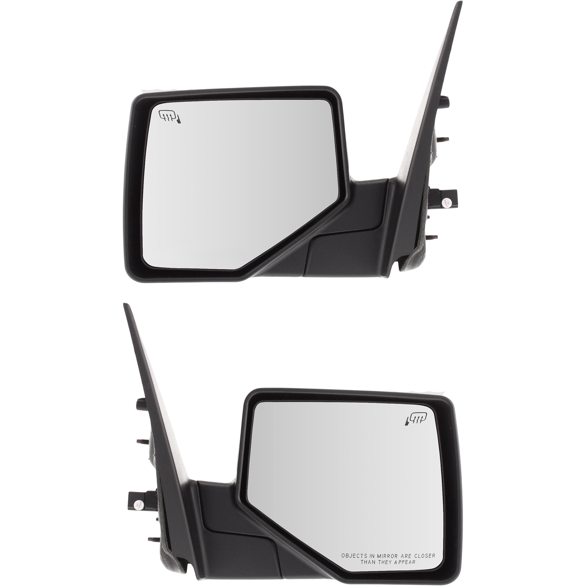 AM EXPLORER 06-10 MIRROR RH AND LH Power Manual Folding Heated Chrome Textured 2 Caps w Puddle Light SKU SET FD100ER Partslink FO1320284 FO1320418 FO1321284 FO1321418 OEM 6L2Z17682EA PFM 6L2Z17683EAA P