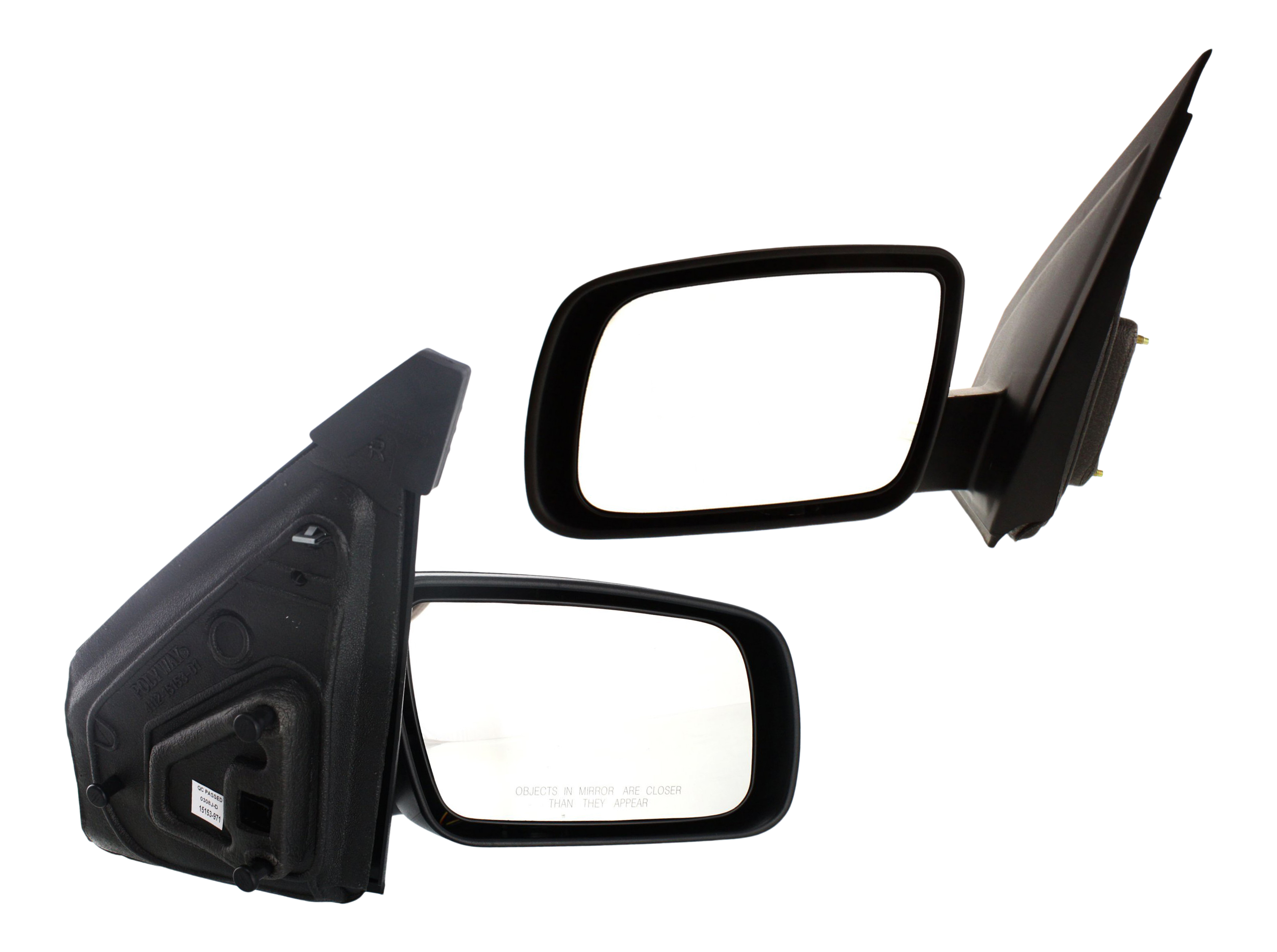 AM FREESTYLE 05-07 MIRROR RH AND LH Power Manual Folding Heated Paintable w Puddle Light No Memory SKU SET FD104ER Partslink FO1320286 FO1321286 OEM 6F9Z17682B 6F9Z17683B