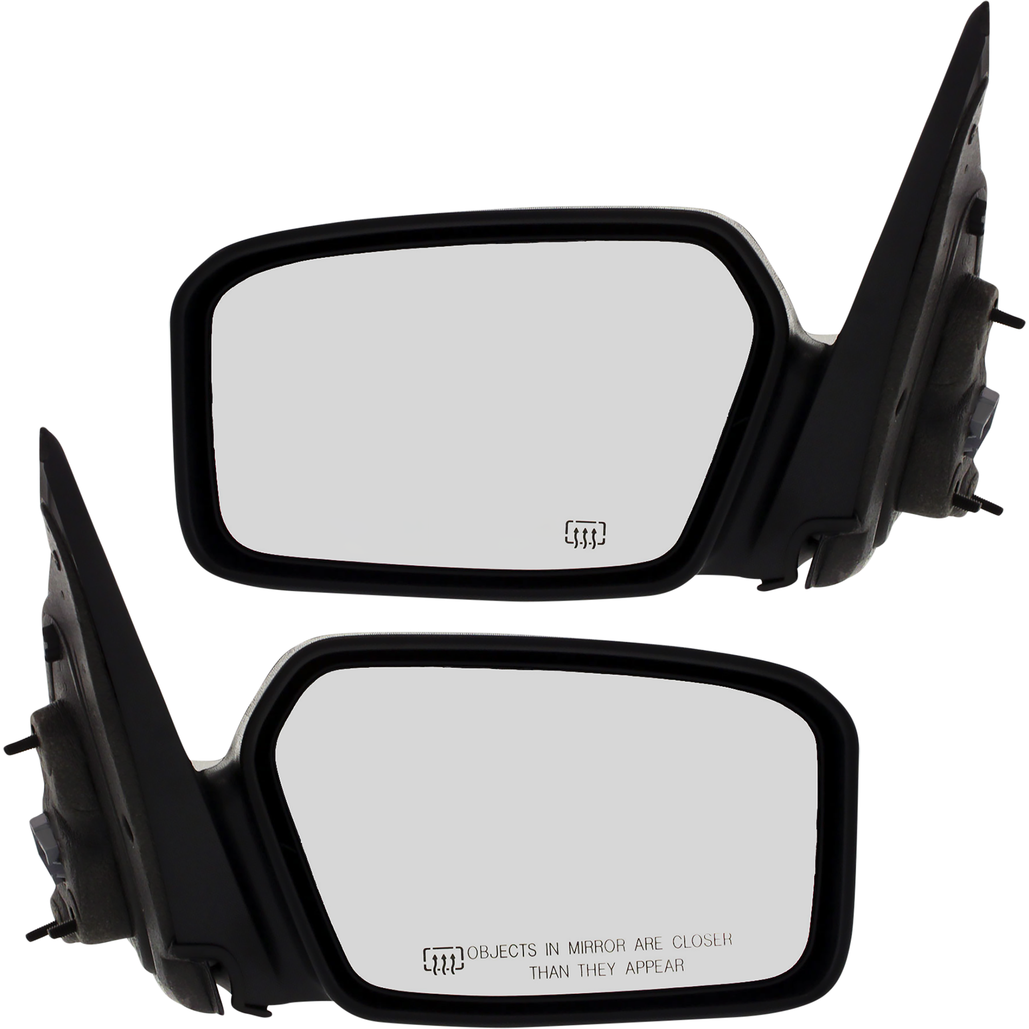 AM FUSION 06-10 MILAN 06-09 MIRROR RH AND LH Power Non Folding Heated Paintable Textured 2 Caps No Puddle Light Exc. Hybrid Model SKU SET FD122ER Partslink FO1320266 FO1321266 OEM 6E5Z17682C 6E5Z17683C