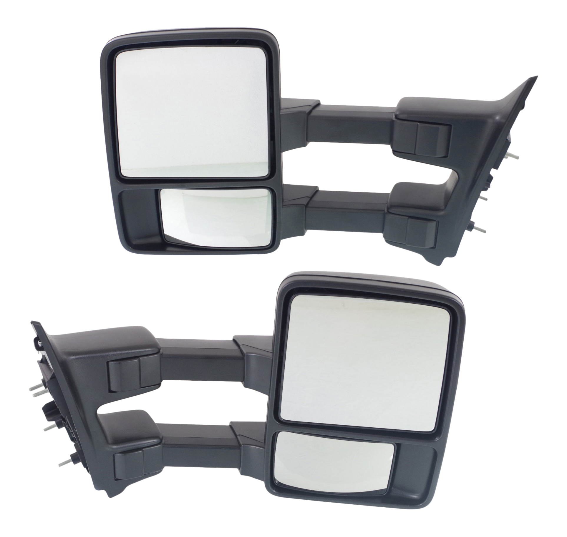AM F SERIES SUPER DUTY 08-12 TOWING MIRROR RH AND LH Manual Adjust Manual Folding Non Heated Textured No Memory and Signal Light SKU SET FD127R Partslink FO1320340 FO1321340 OEM 8C3Z17682AC 8C3Z17683AC